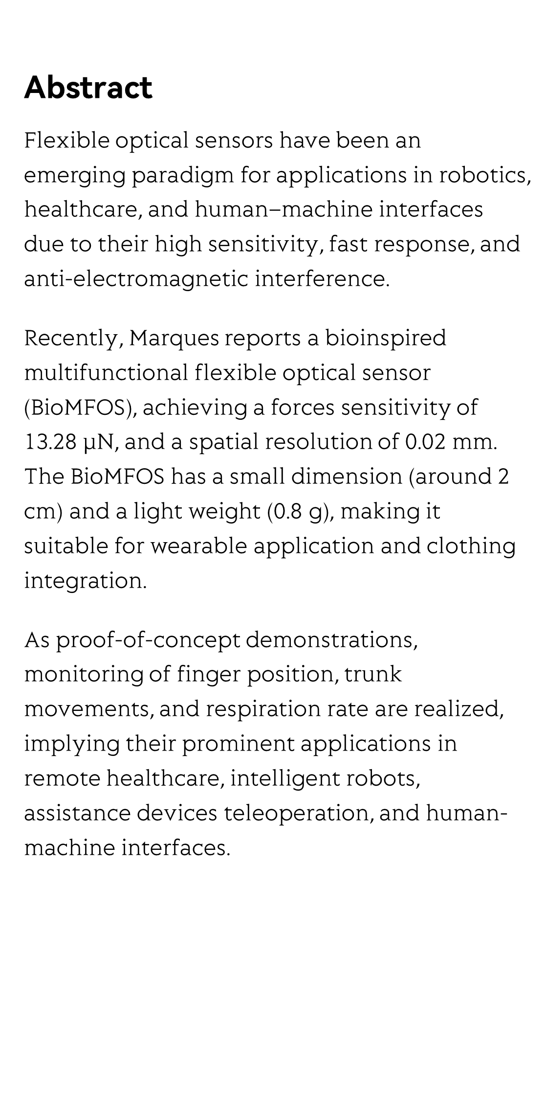 A bioinspired flexible optical sensor for force and orientation sensing_2