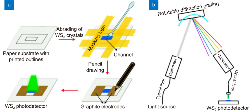 Paper-based WS₂ photodetectors fabricated by all-dry techniques_3