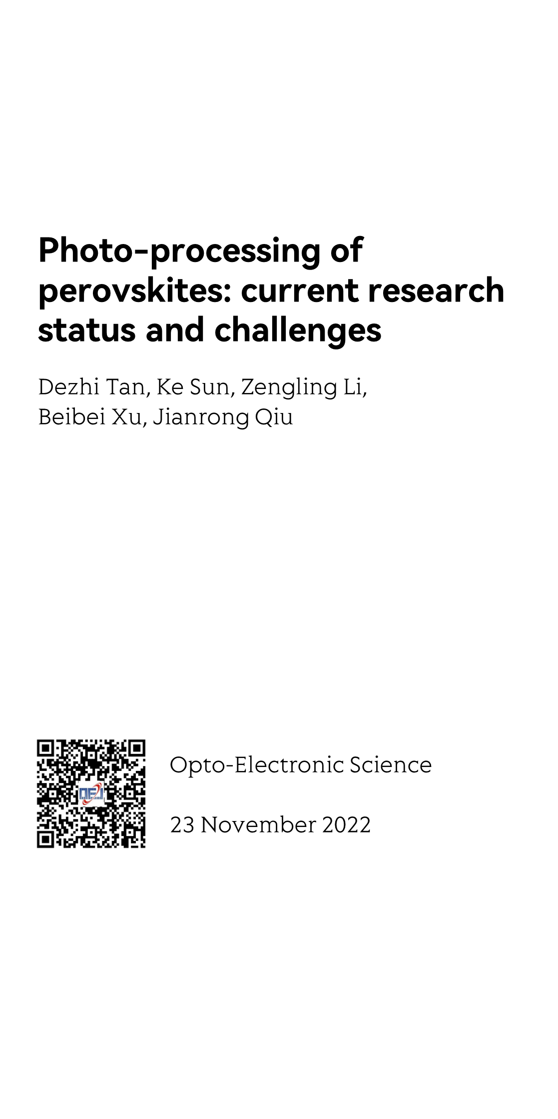 Photo-processing of perovskites: current research status and challenges_1