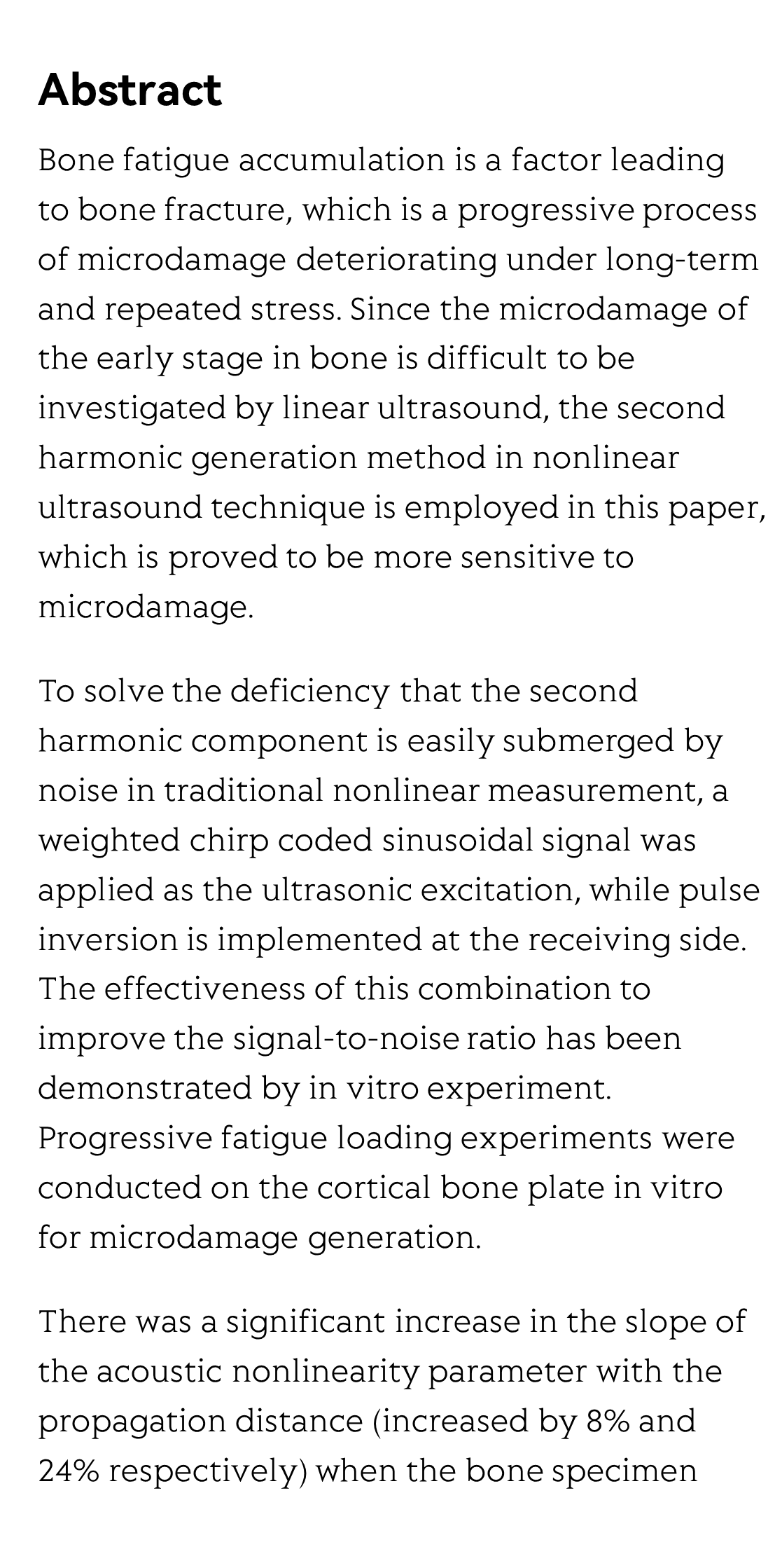 Assessment of cortical bone fatigue using coded nonlinear ultrasound_2