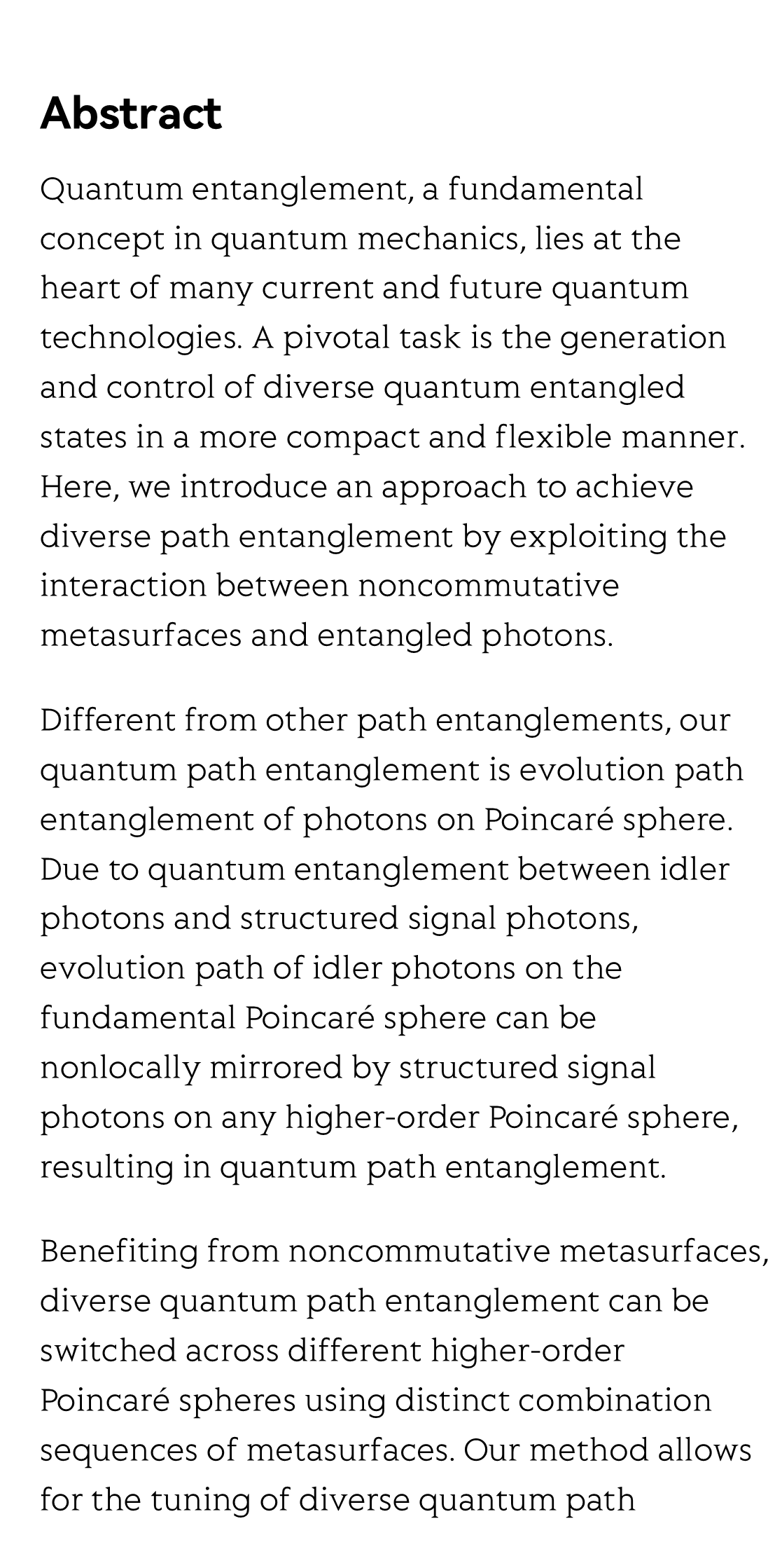 Noncommutative metasurfaces enabled diverse quantum path entanglement of structured photons_2
