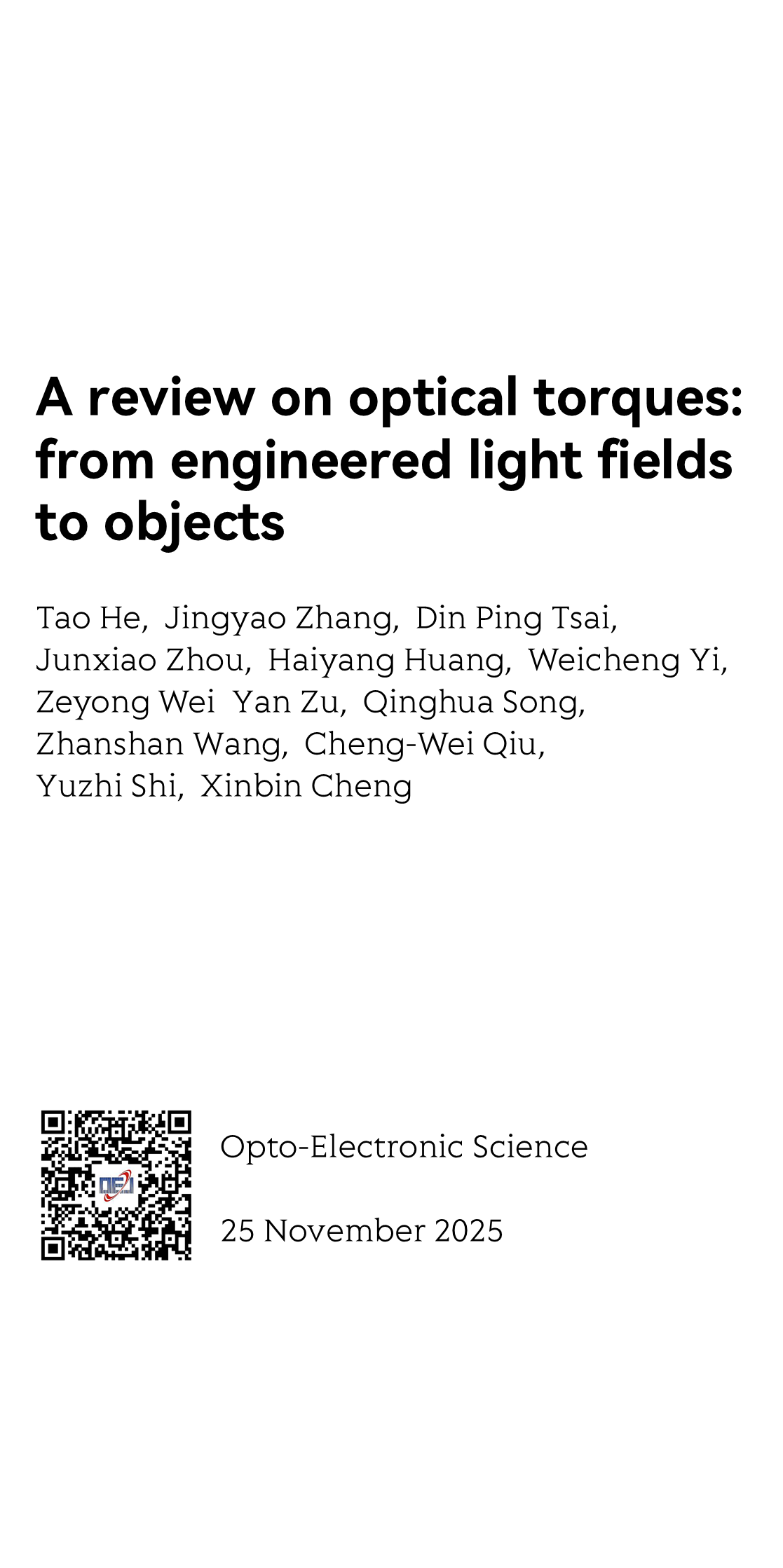 A review on optical torques: from engineered light fields to objects_1
