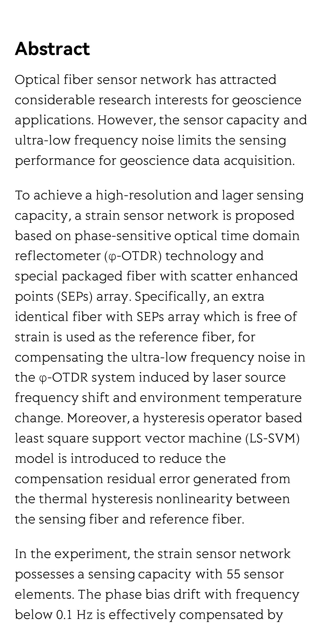 Ultra-high resolution strain sensor network assisted with an LS-SVM based hysteresis model_2