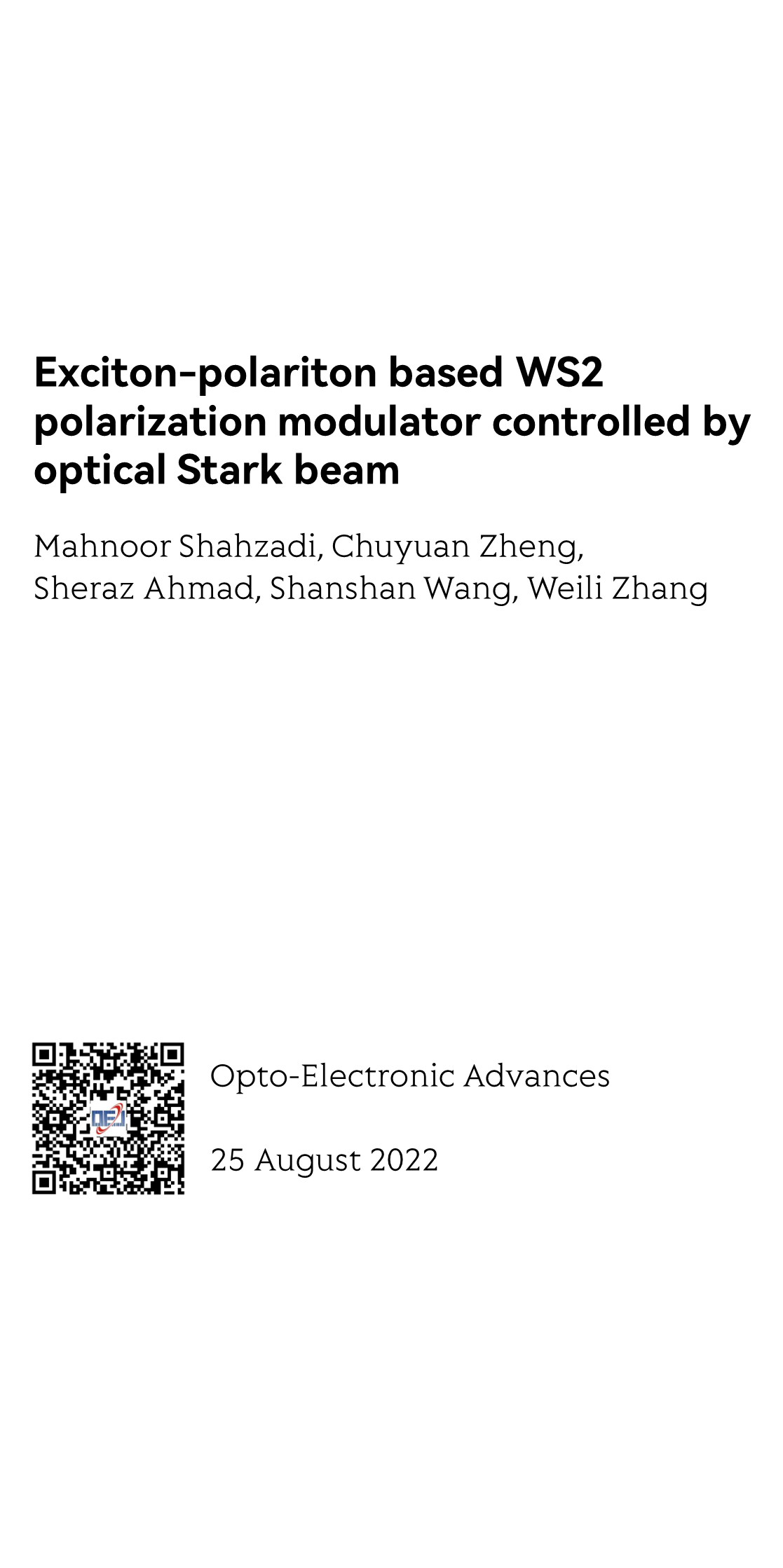 Exciton-polariton based WS2 polarization modulator controlled by optical Stark beam_1