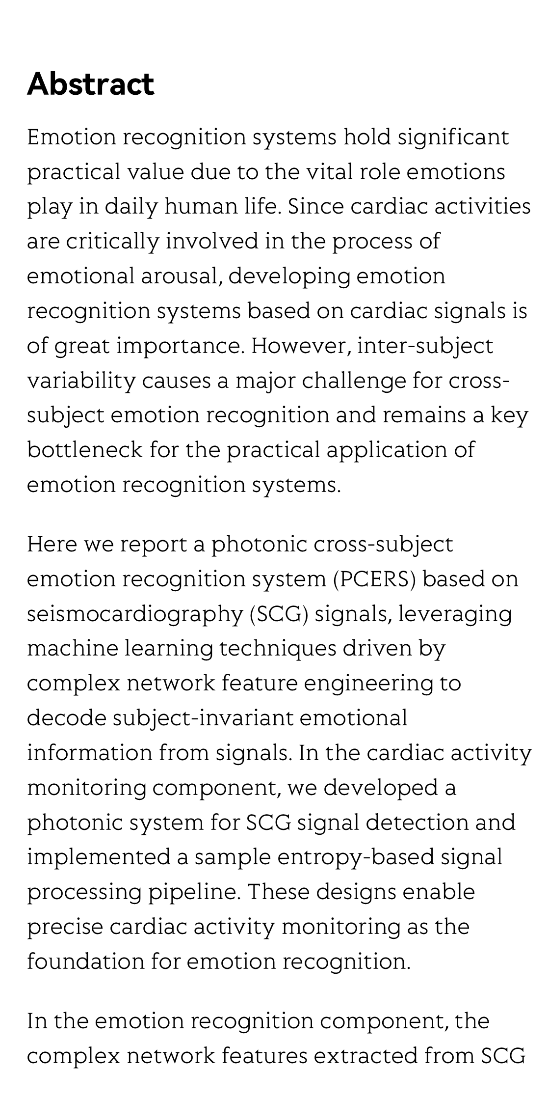 Decoding subject-invariant emotional information from cardiac signals detected by photonic sensing system_2