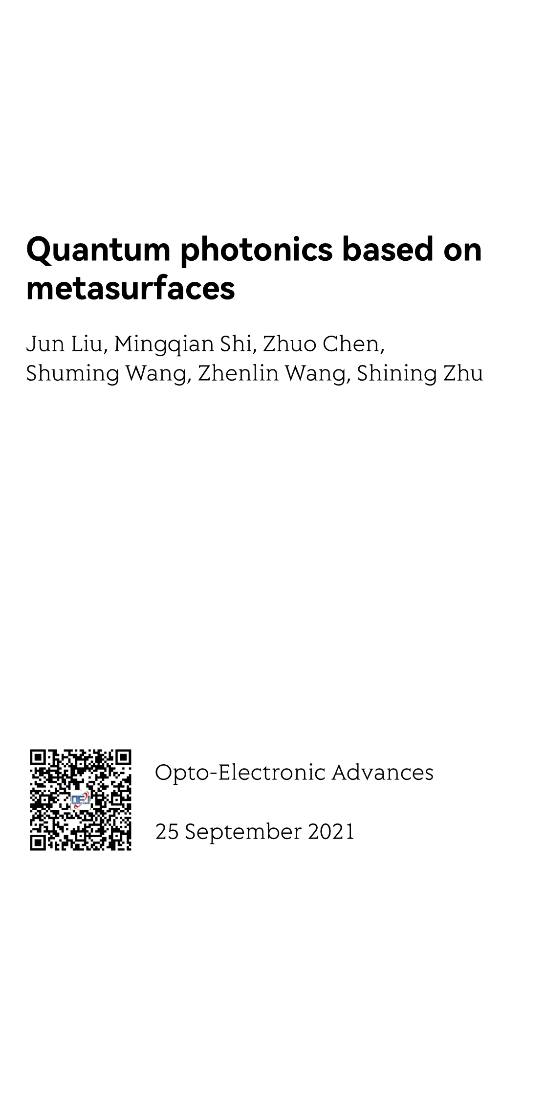 Quantum photonics based on metasurfaces_1