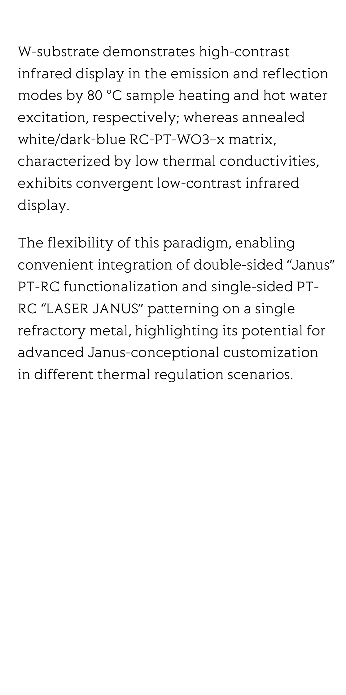 Femtosecond laser based “Janus-material/function” processing paradigm for photothermal and radiative cooling modulation_3