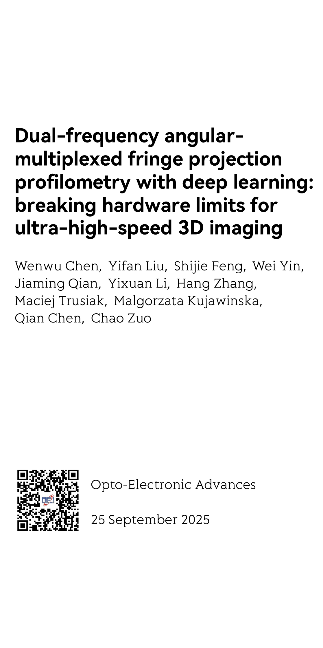 Dual-frequency angular-multiplexed fringe projection profilometry with deep learning: breaking hardware limits for ultra-high-speed 3D imaging_1
