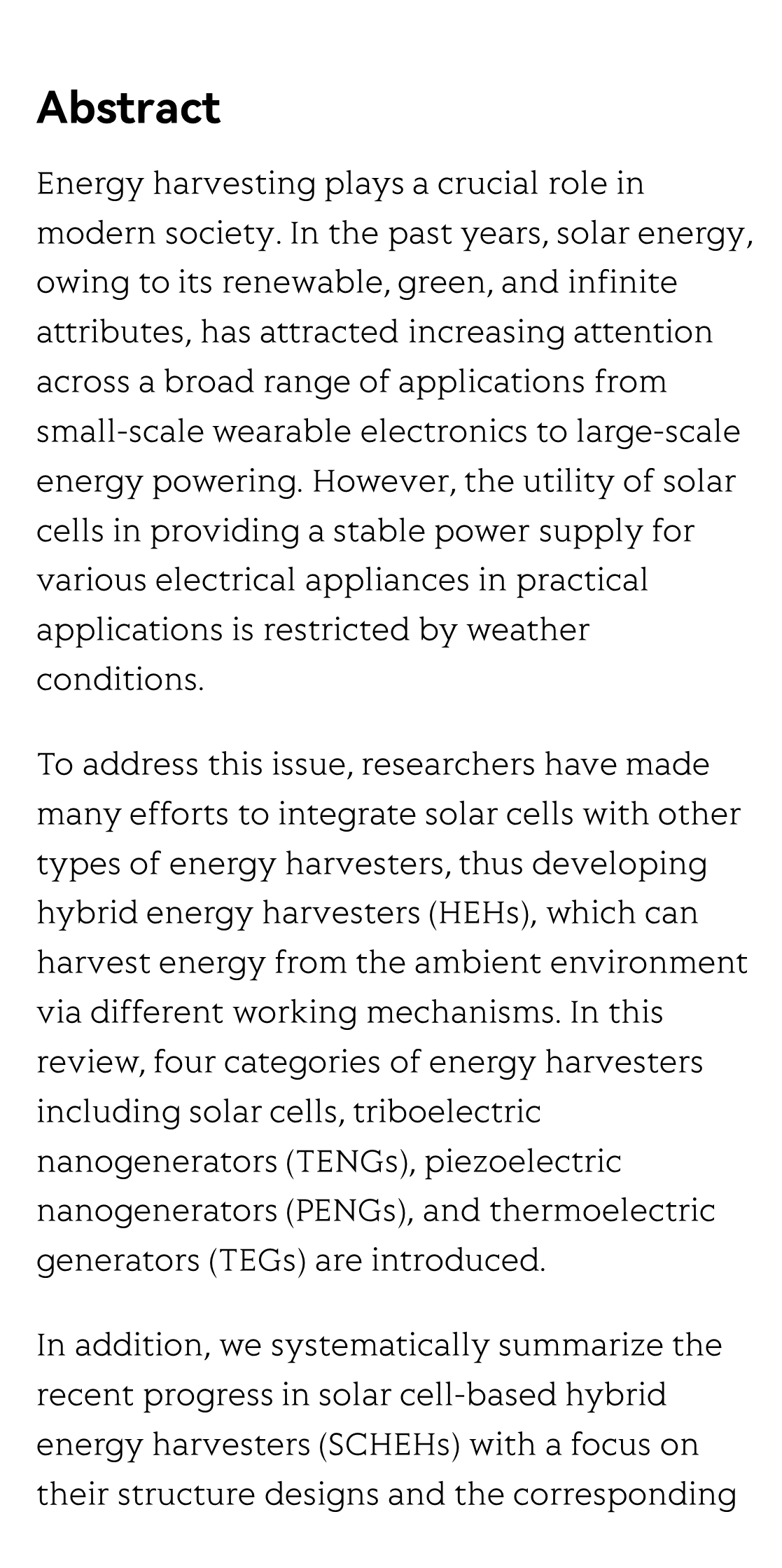 Solar cell-based hybrid energy harvesters towards sustainability_2