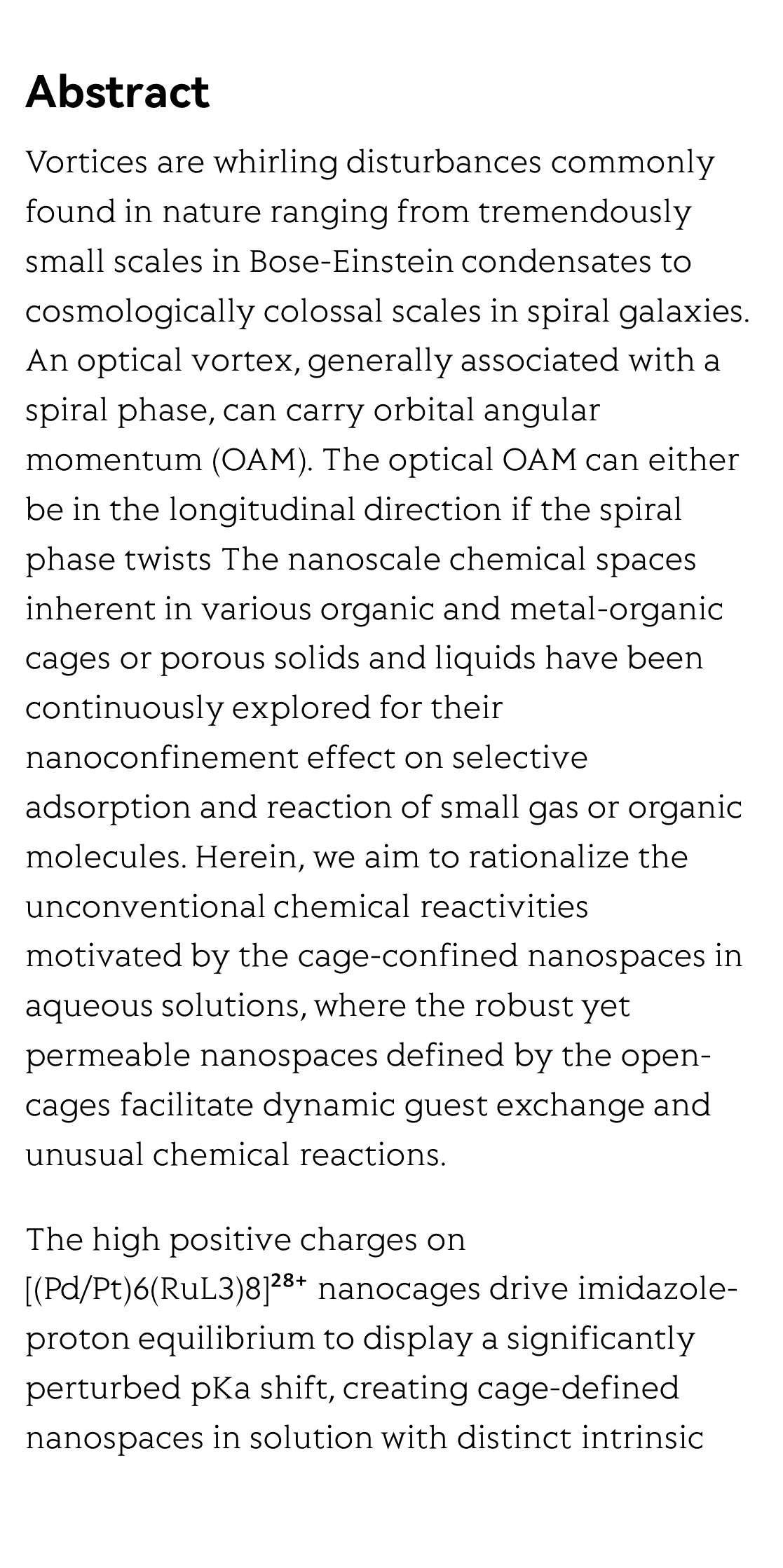 Acidic open-cage solution containing basic cage-confined nanospaces for multipurpose catalysis_2