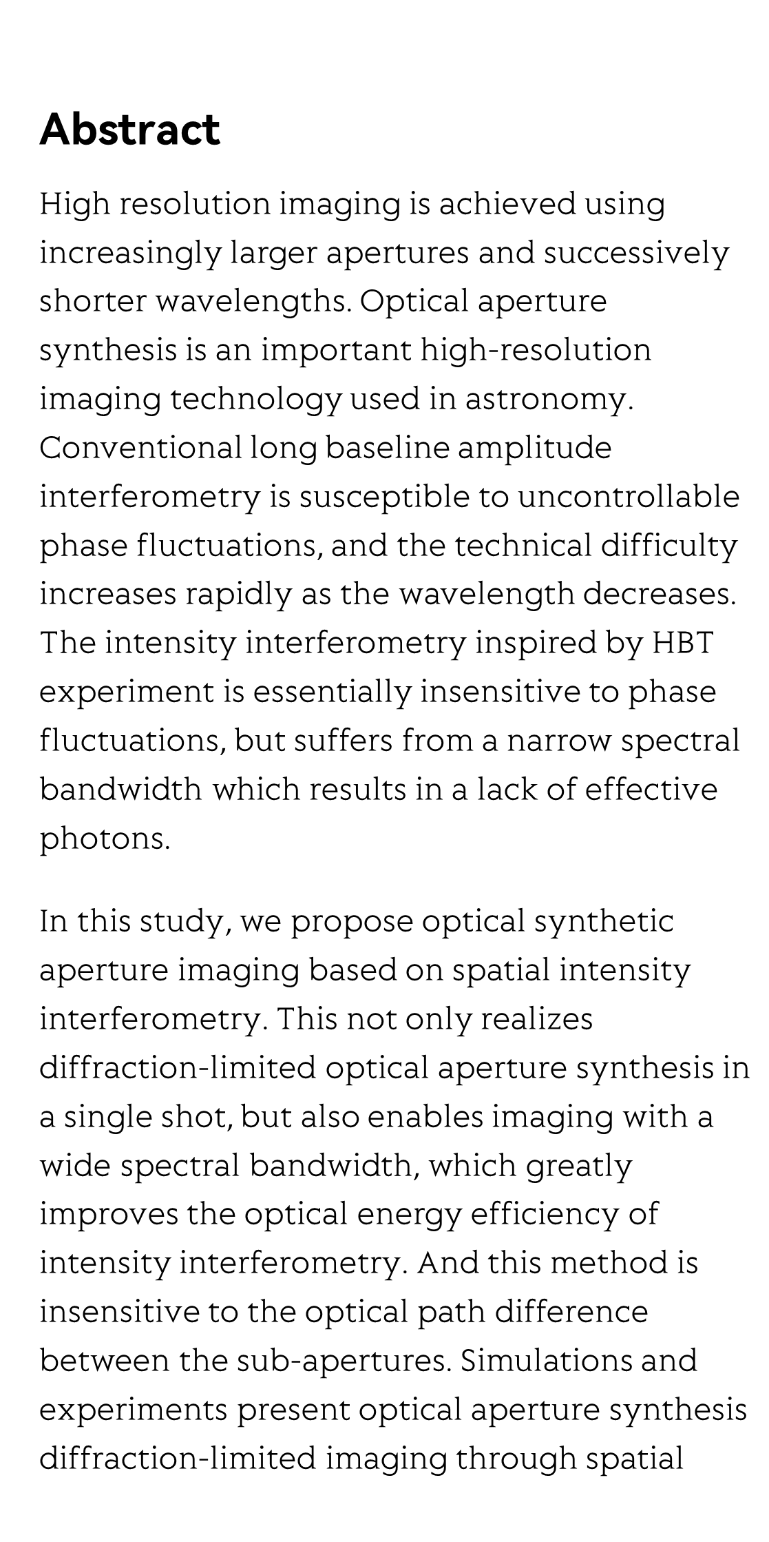 Wide-spectrum optical synthetic aperture imaging via spatial intensity interferometry_2