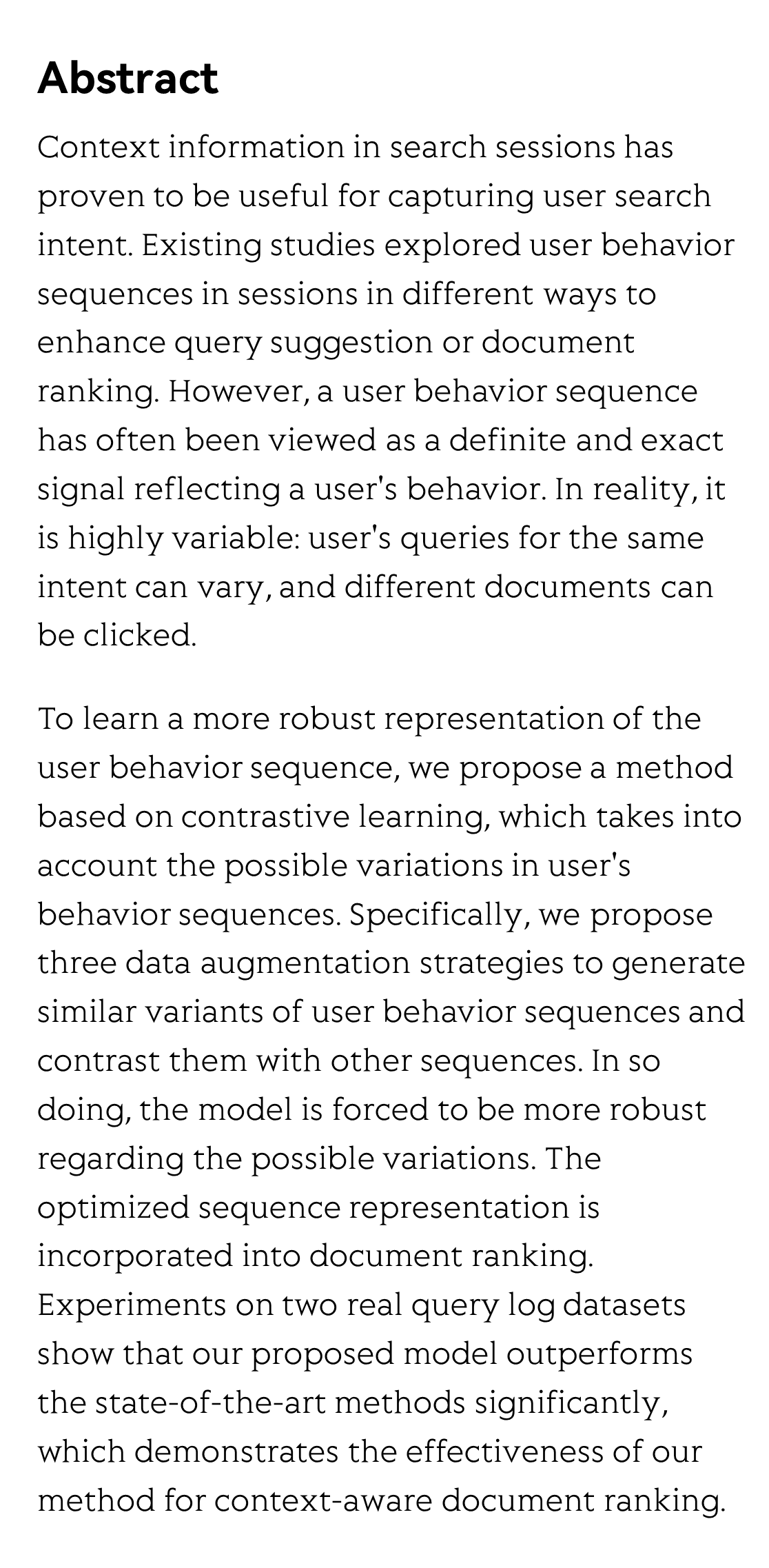 Contrastive Learning of User Behavior Sequence for Context-Aware Document Ranking_2