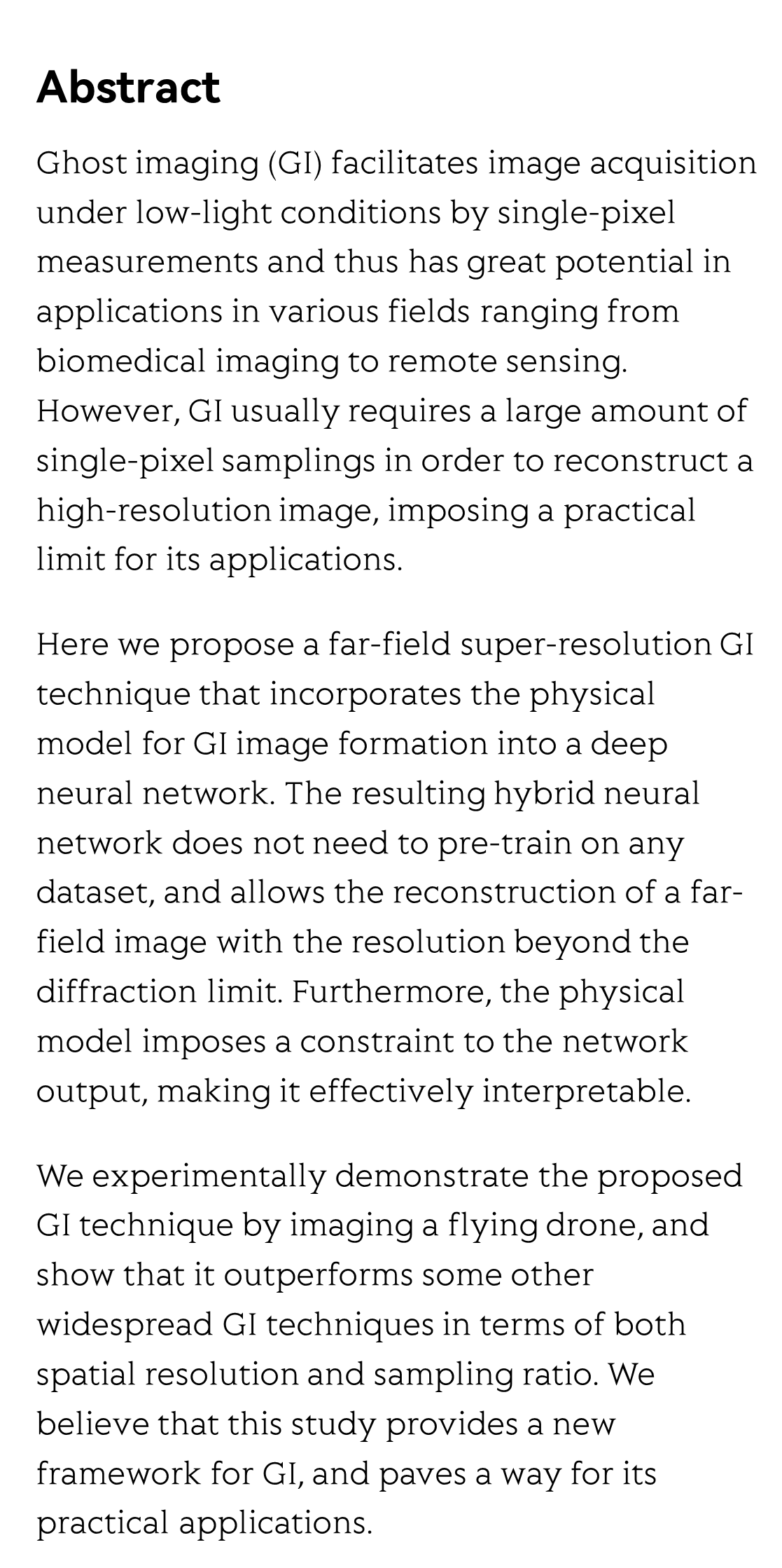 Far-field super-resolution ghost imaging with a deep neural network constraint_2