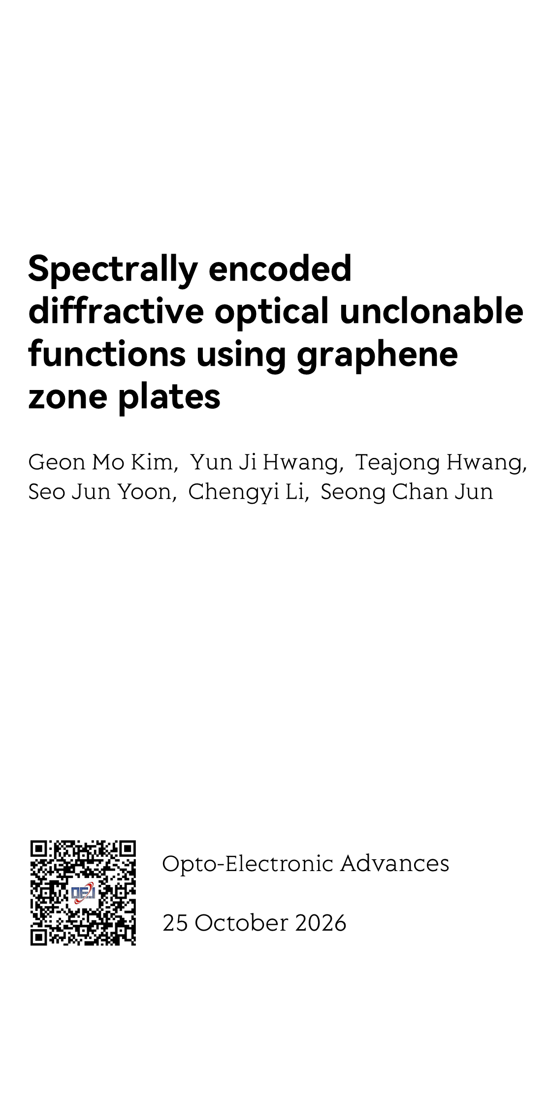Spectrally encoded diffractive optical unclonable functions using graphene zone plates_1