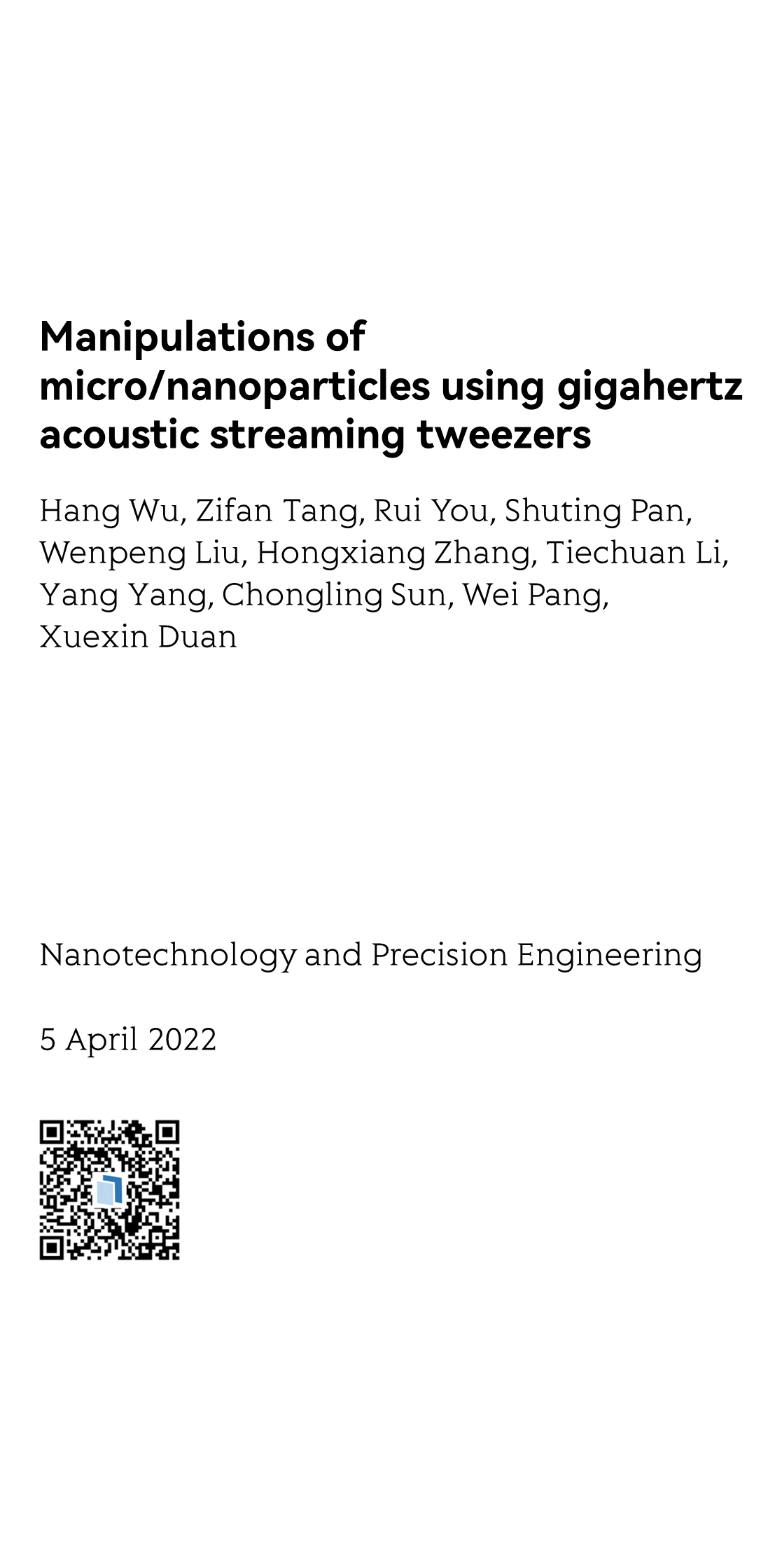 Manipulations of micro/nanoparticles using gigahertz acoustic streaming tweezers_1