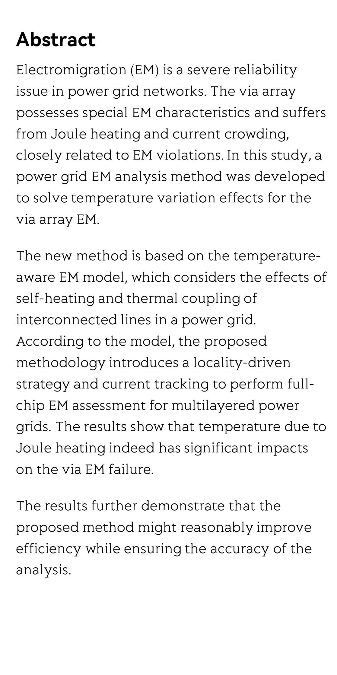 Temperature-Aware Electromigration Analysis with Current-Tracking in Power Grid Networks_2