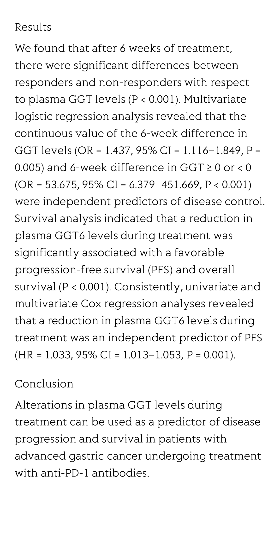 Prognostic role of plasma levels of γ-glutamyl transpeptidase in patients with advanced gastric cancer treated with anti-PD-1 immunotherapy_3