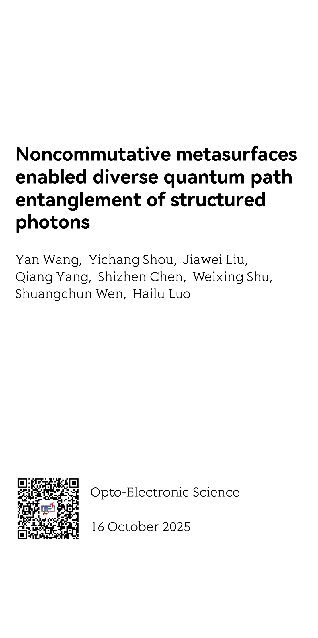 Noncommutative metasurfaces enabled diverse quantum path entanglement of structured photons_1