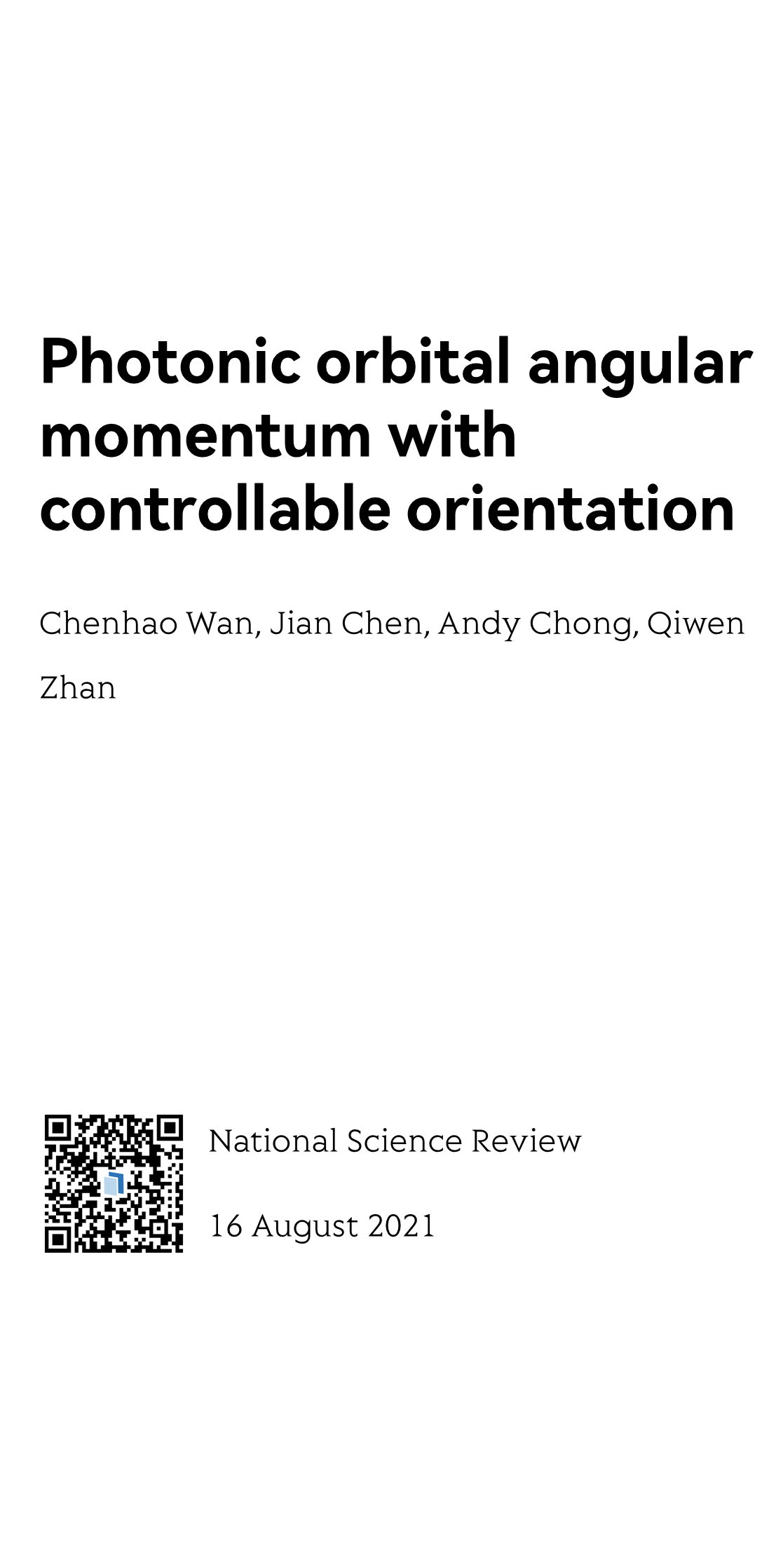 Photonic orbital angular momentum with controllable orientation_1