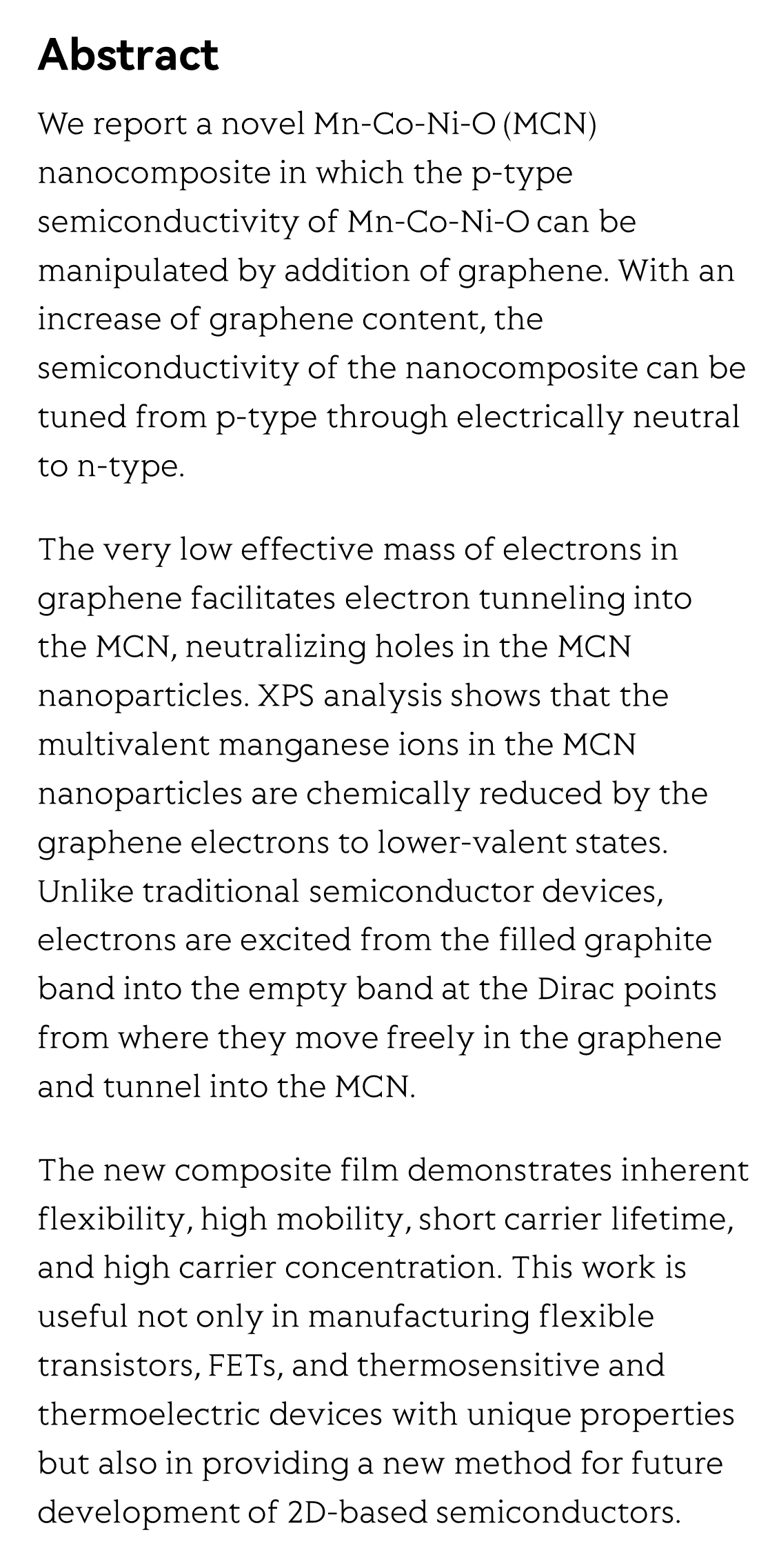 Flexible Diodes/Transistors Based on Tunable p-n-Type Semiconductivity in Graphene/Mn-Co-Ni-O Nanocomposites_2