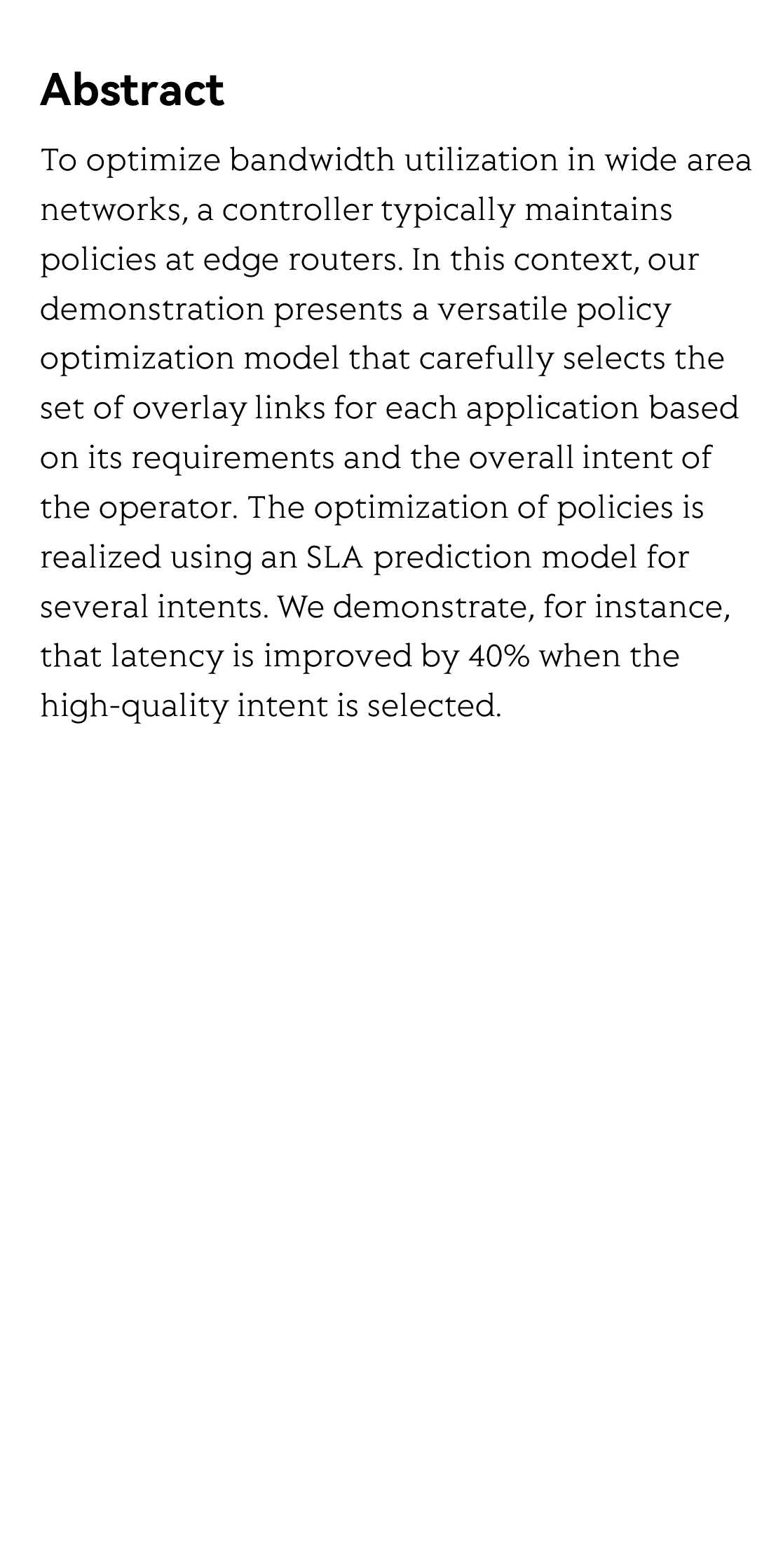 Intent-based policy optimization in SD-WAN_2