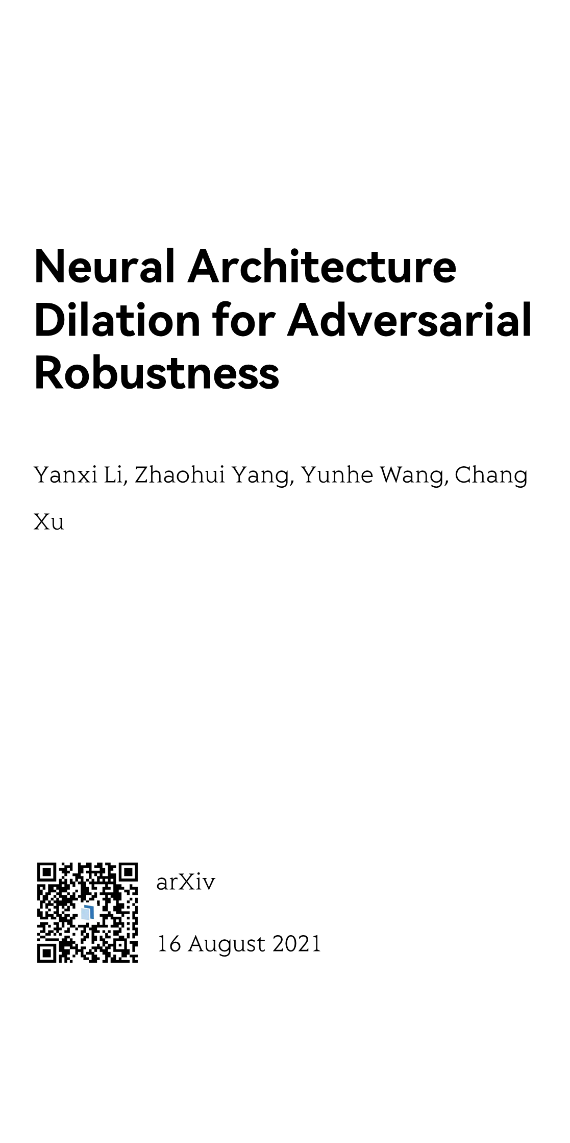 Neural Architecture Dilation for Adversarial Robustness_1