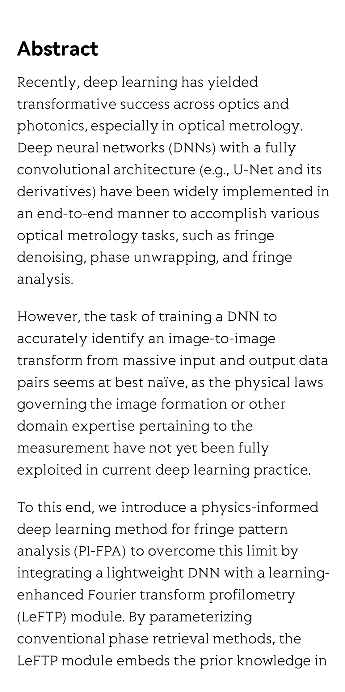 Physics-informed deep learning for fringe pattern analysis_2