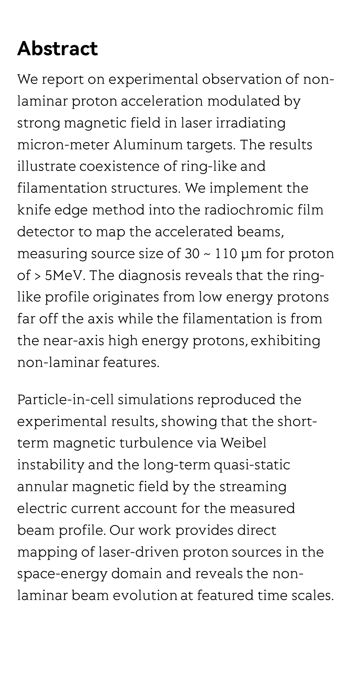 Mapping non-laminar proton acceleration in laser-driven target normal sheath field_2