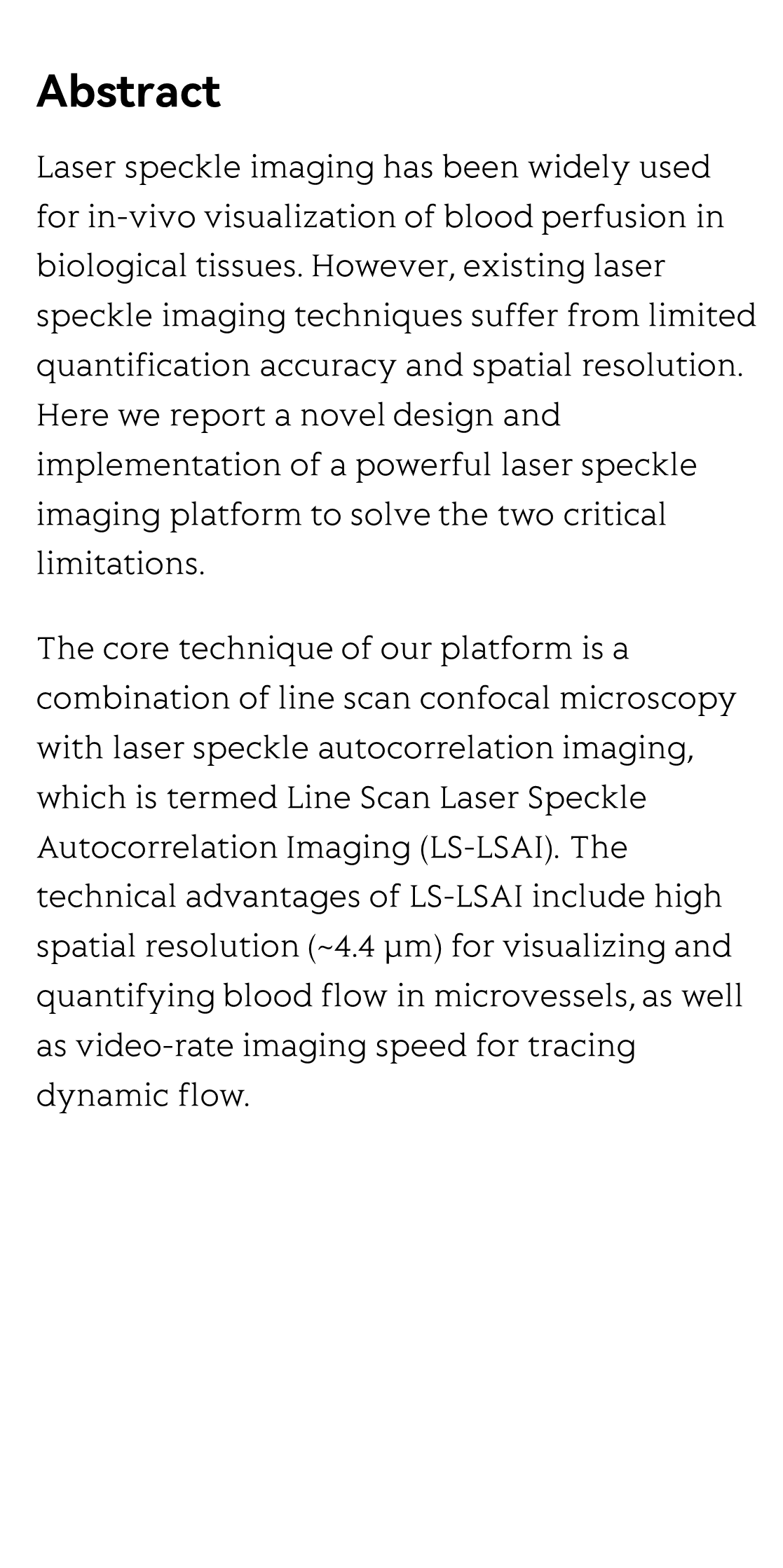 Confocal laser speckle autocorrelation imaging of dynamic flow in microvasculature_2