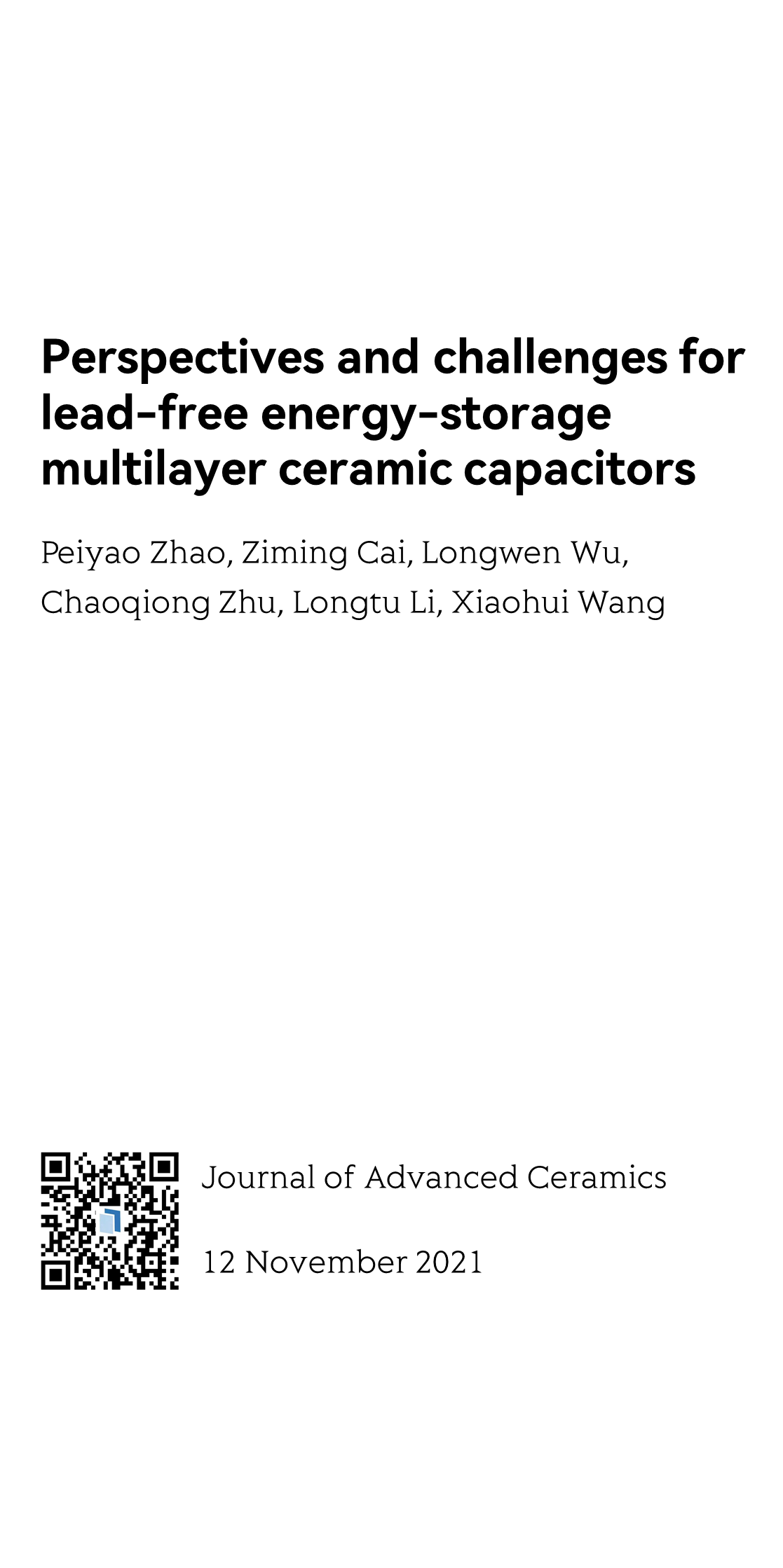 Perspectives and challenges for lead-free energy-storage multilayer ceramic capacitors_1