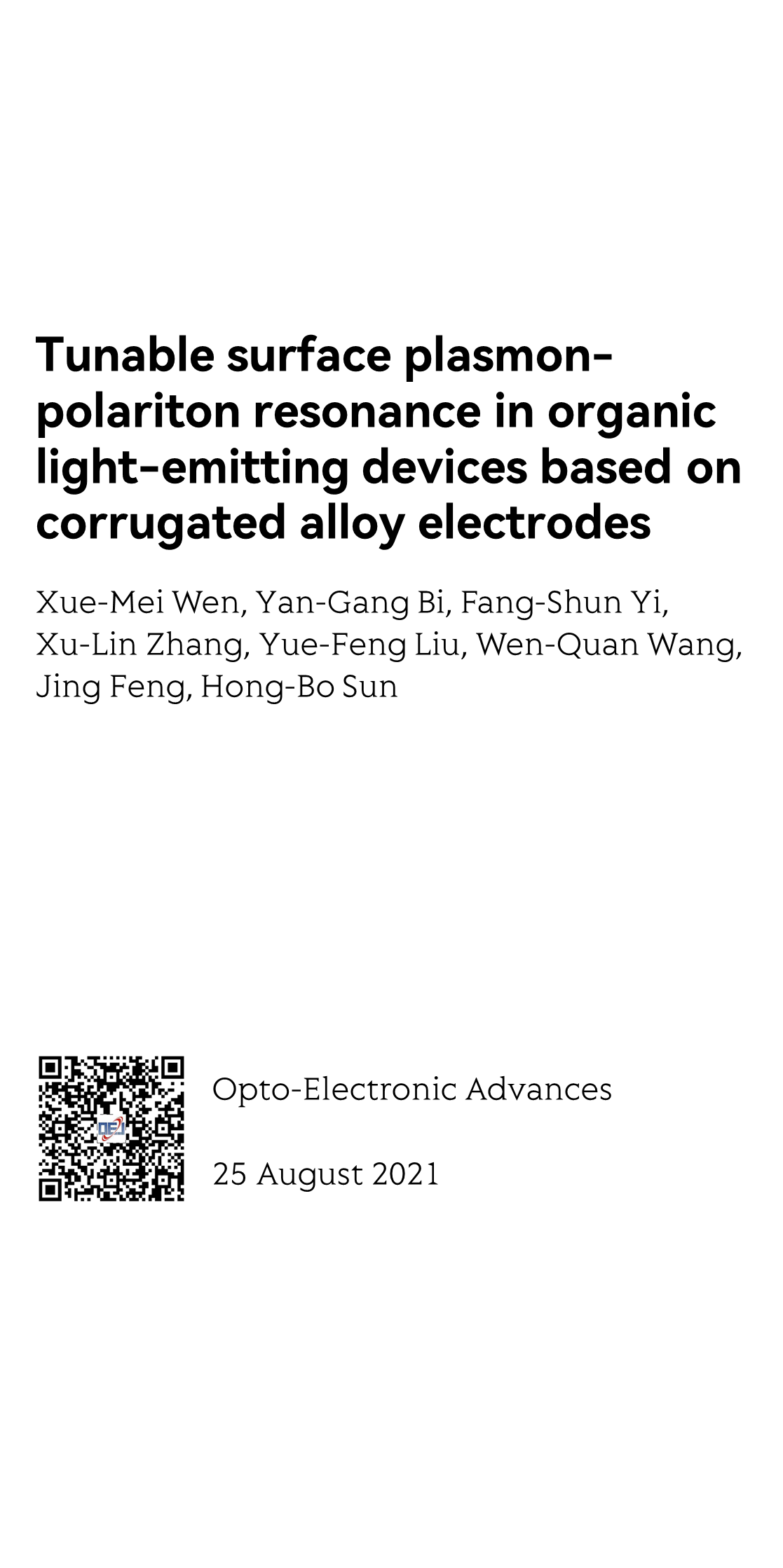 Tunable surface plasmon-polariton resonance in organic light-emitting devices based on corrugated alloy electrodes_1