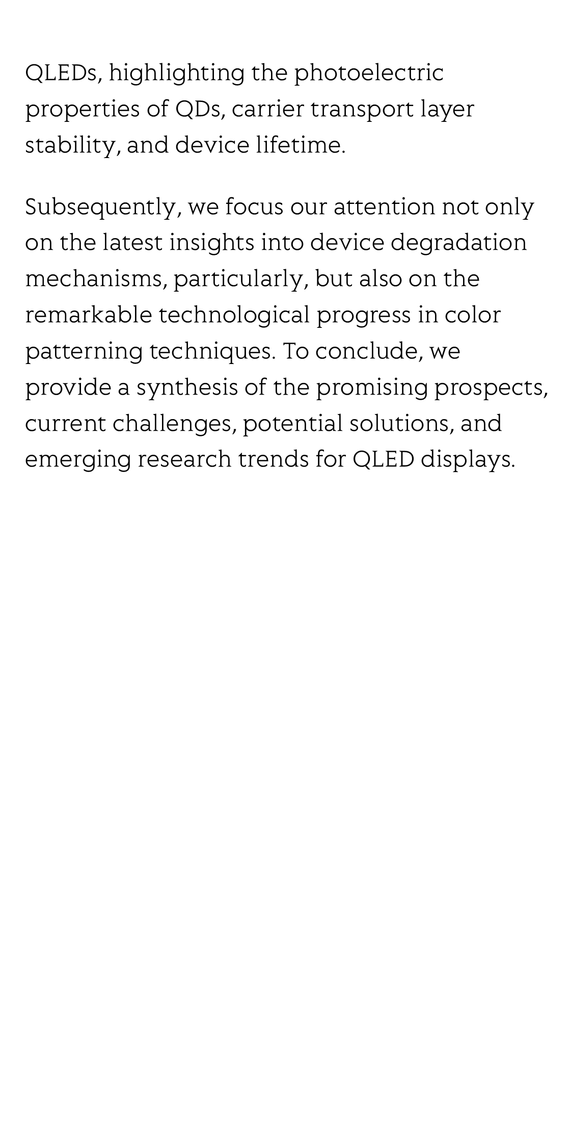 Eco-friendly quantum-dot light-emitting diode display technologies: prospects and challenges_3