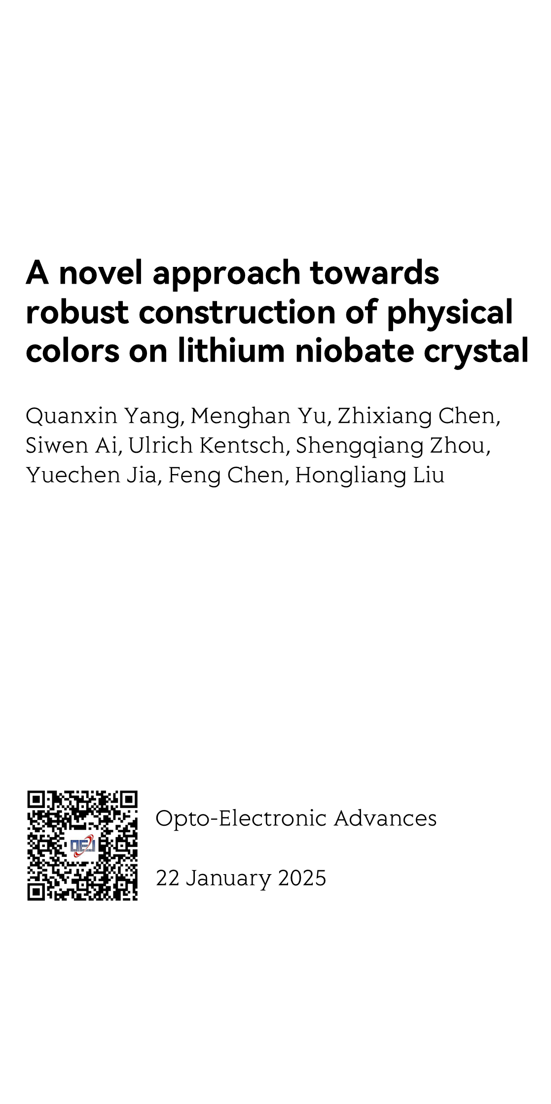 A novel approach towards robust construction of physical colors on lithium niobate crystal_1