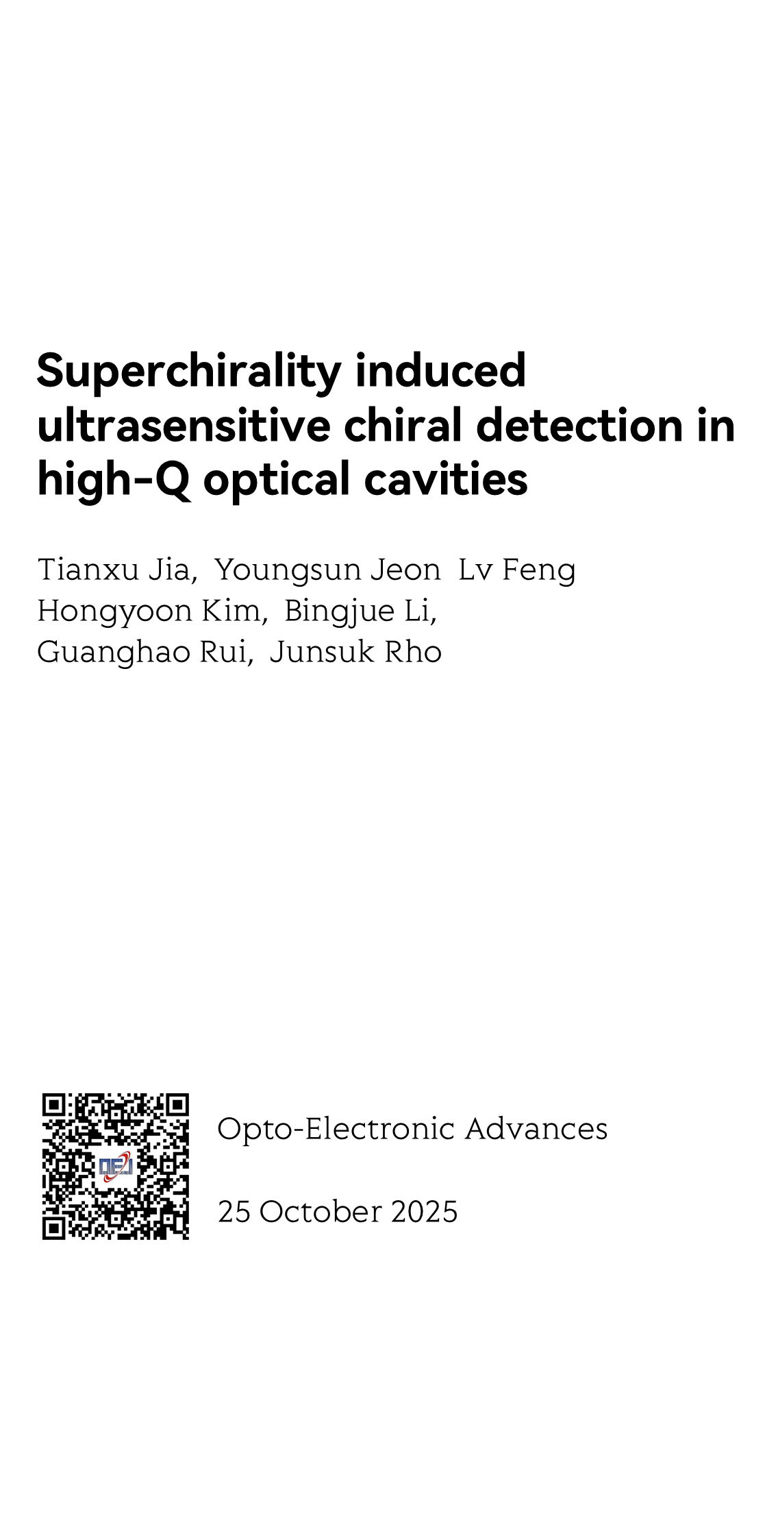 Superchirality induced ultrasensitive chiral detection in high-Q optical cavities_1