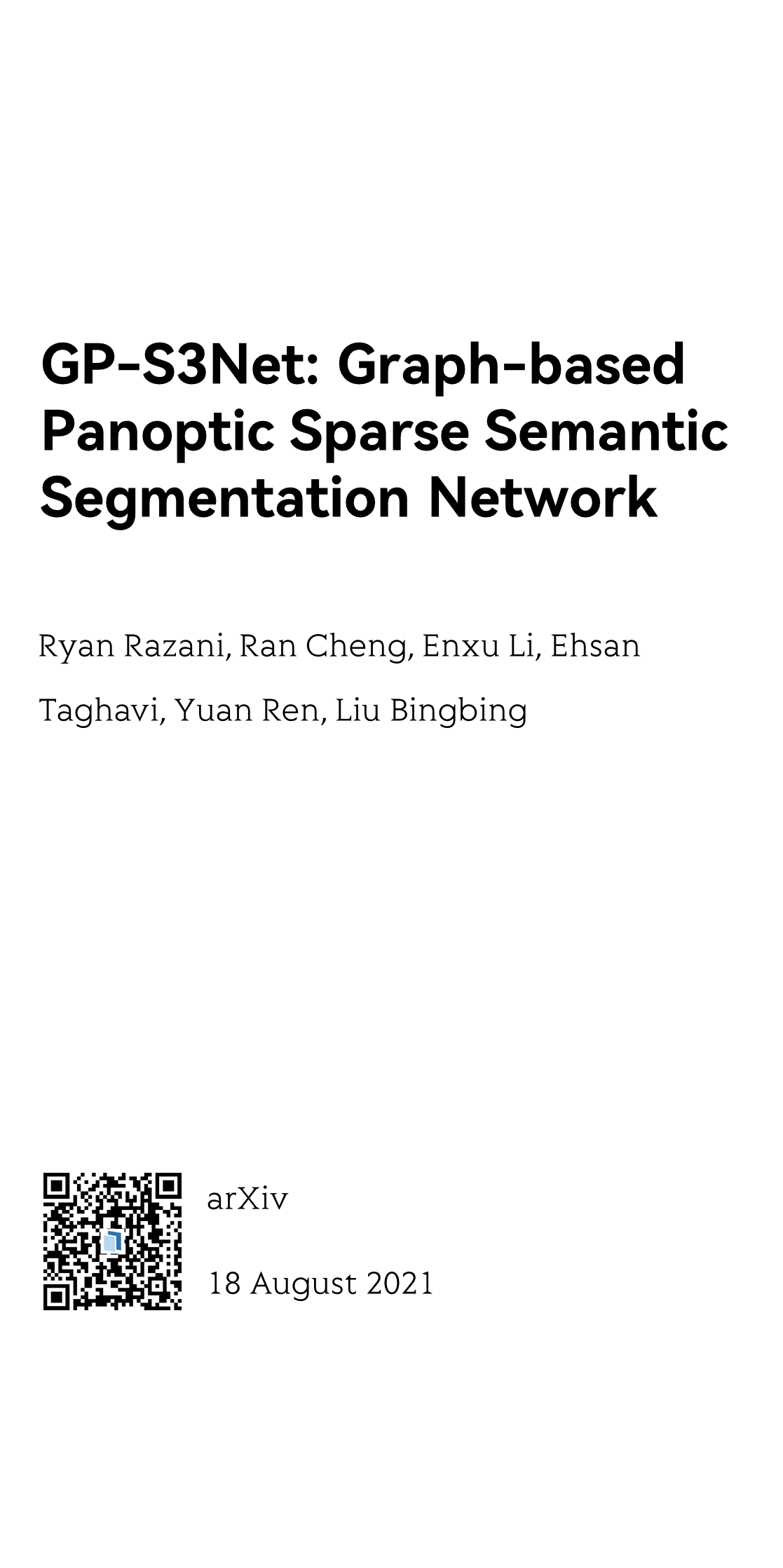 GP-S3Net: Graph-based Panoptic Sparse Semantic Segmentation Network_1