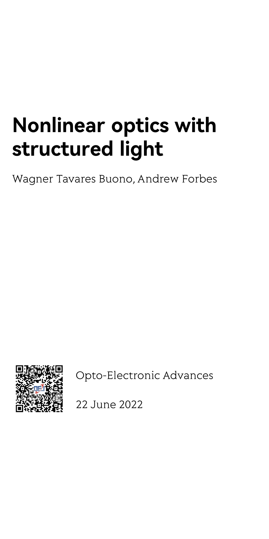 Nonlinear optics with structured light_1