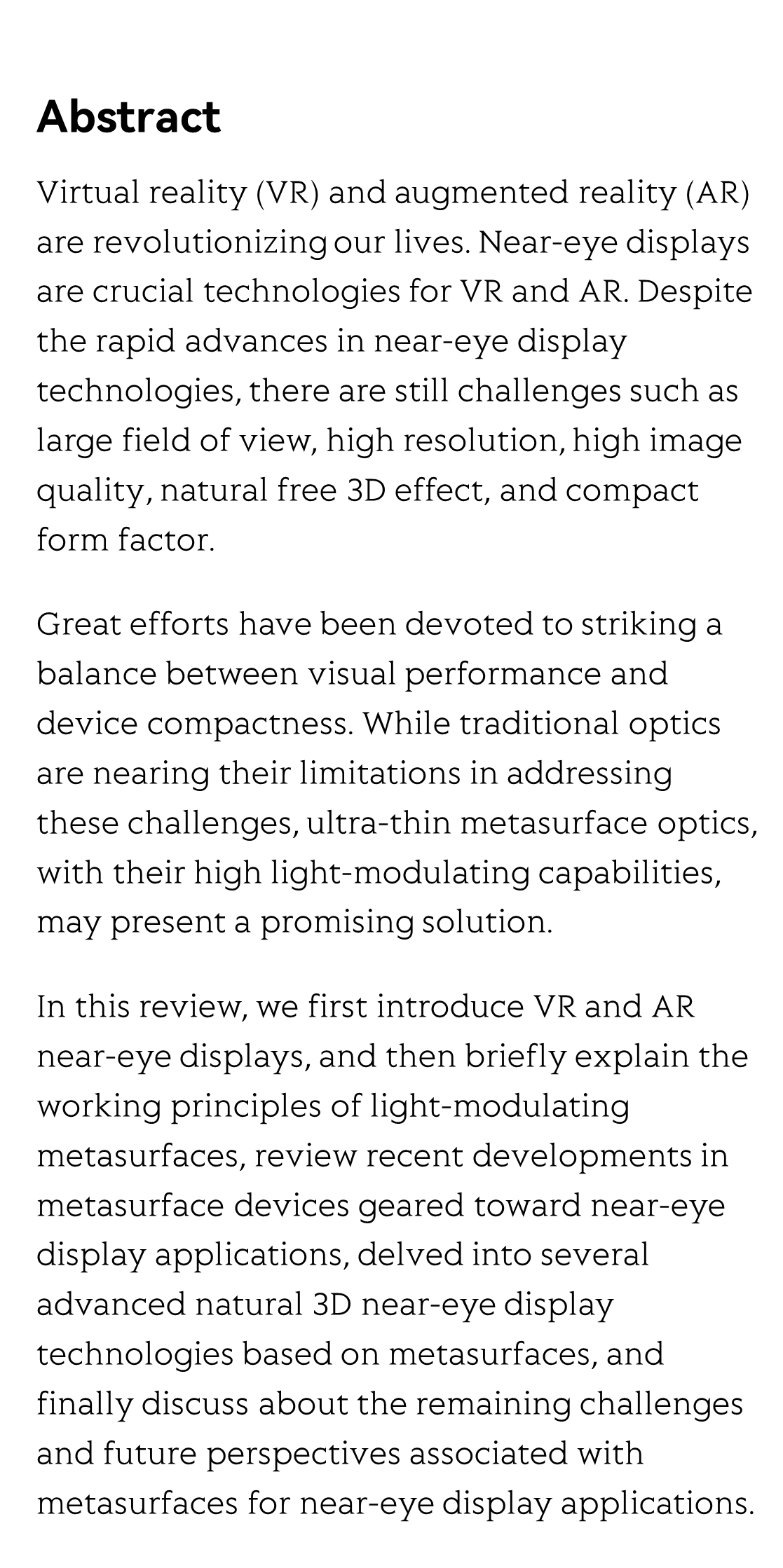 Metasurfaces for near-eye display applications_2