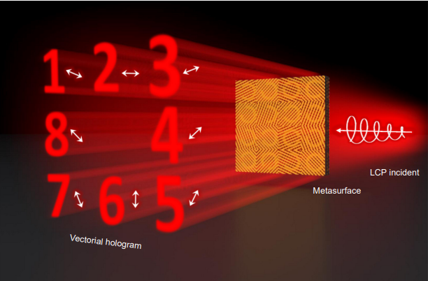 Highly efficient vectorial field manipulation using a transmitted tri-layer metasurface in the terahertz band_4