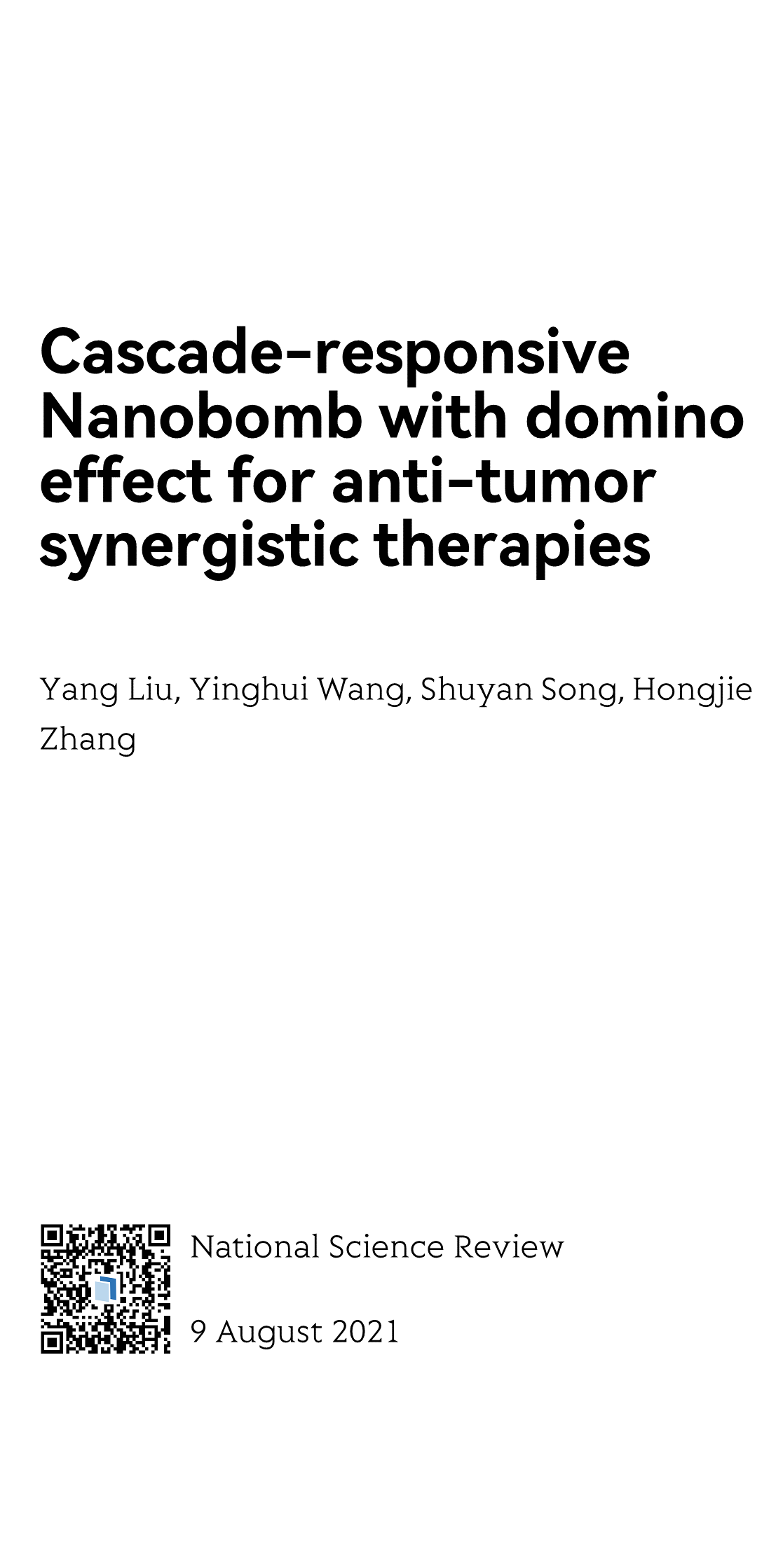 Cascade-responsive Nanobomb with domino effect for anti-tumor synergistic therapies_1