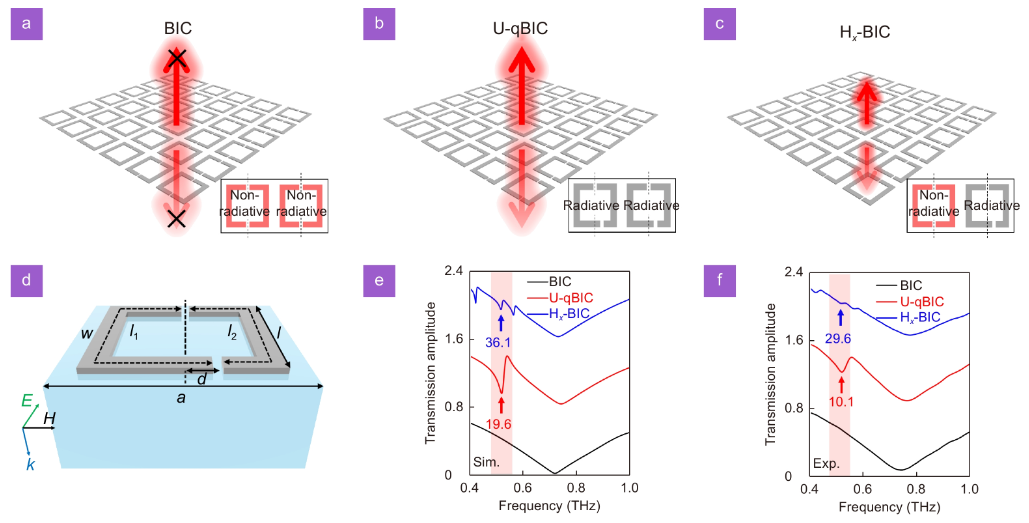 Hybrid bound states in the continuum in terahertz metasurfaces_4