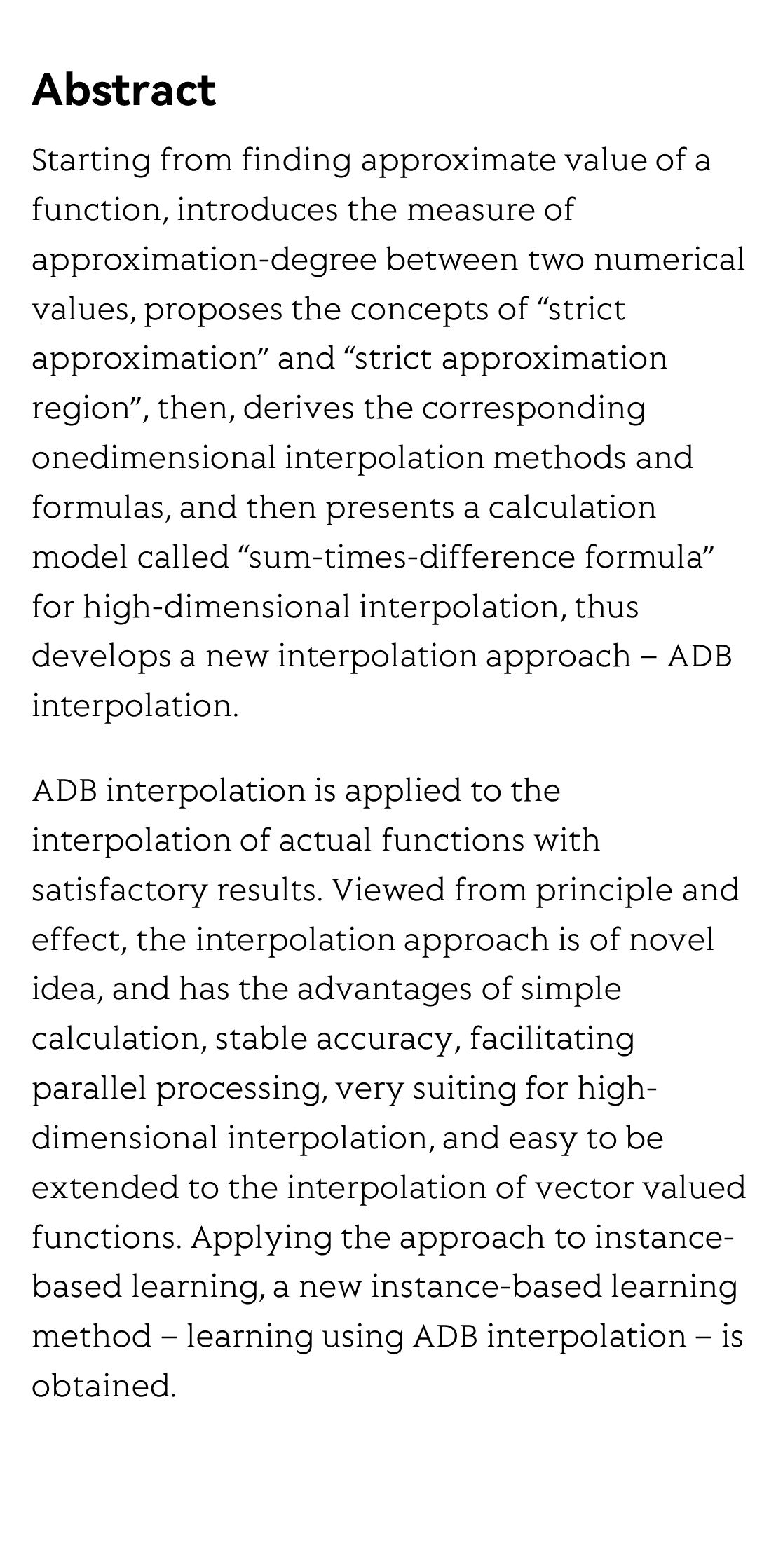 A New Interpolation Approach and Corresponding Instance-Based Learning_2