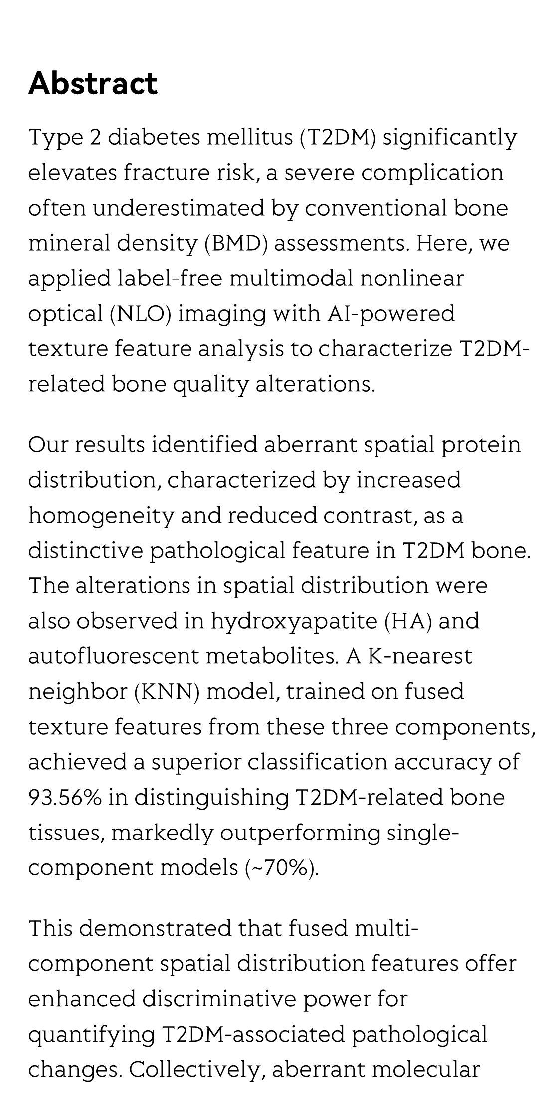 AI-powered nonlinear optical imaging reveals protein spatial homogenization as an indicator of impaired bone quality in type 2 diabetes_2