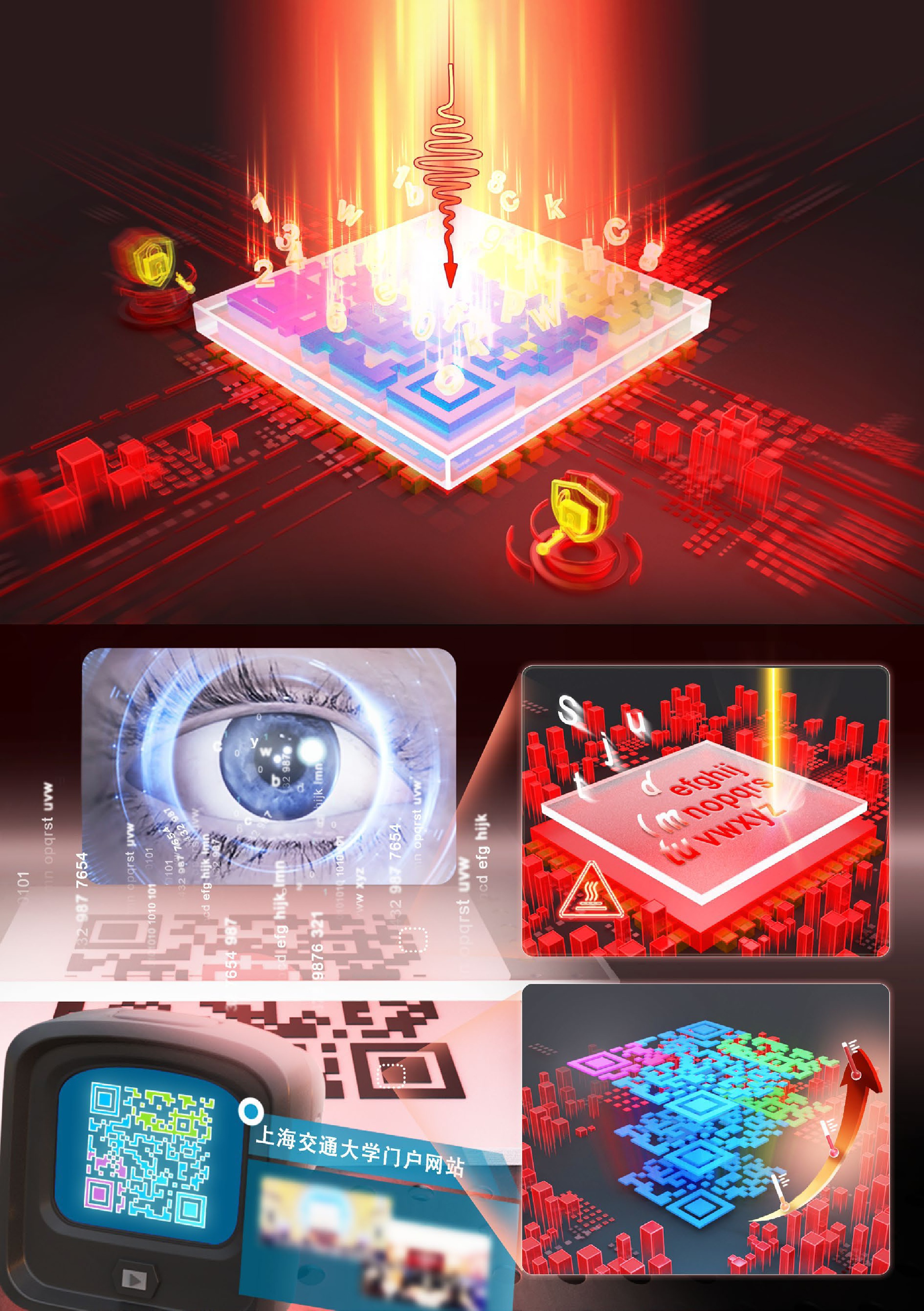 Femtosecond laser maskless direct writing of dual-band crosstalk-free information for all-in-one high-security encryption metasurface_4