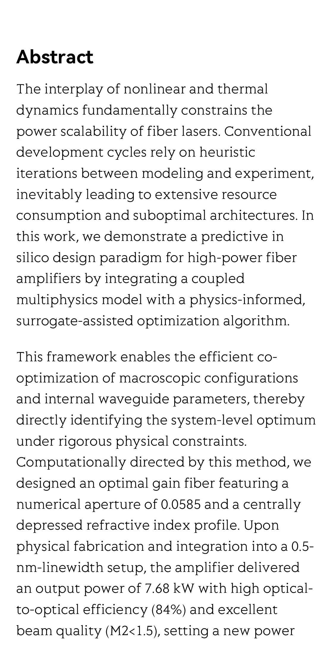 Multiphysics optimization framework for high-power fiber amplifiers_2