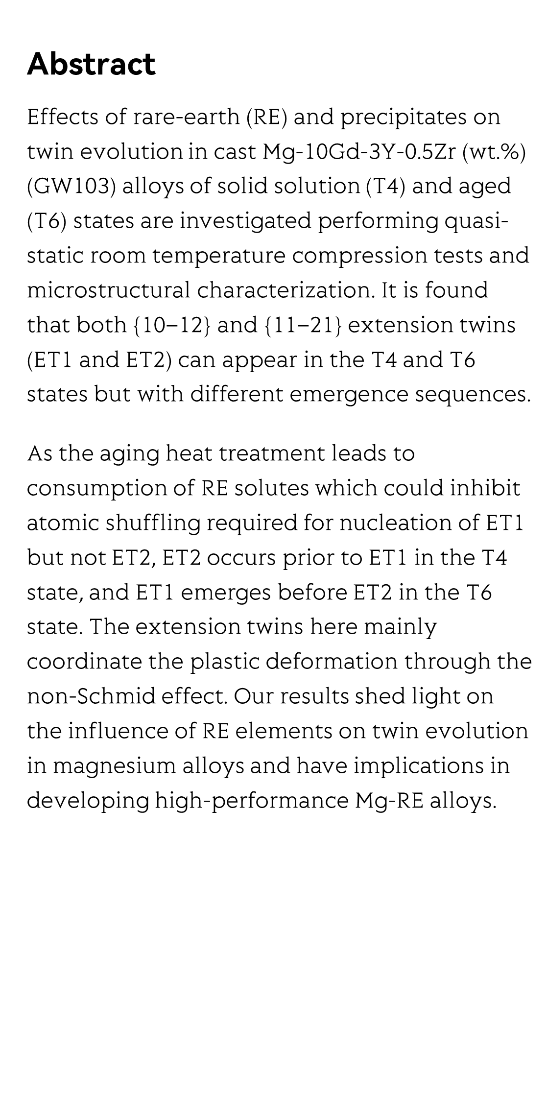 Twin evolution in cast Mg-Gd-Y alloys and its dependence on aging heat treatment_2