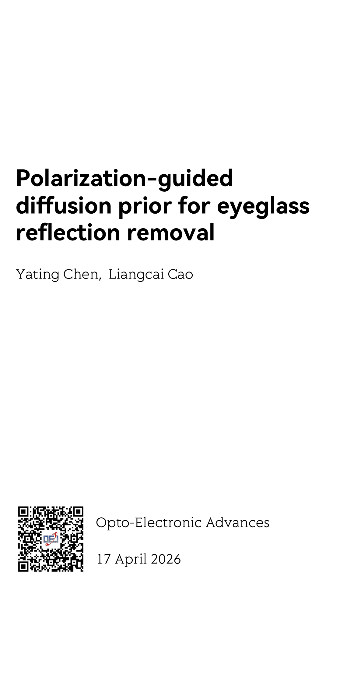Polarization-guided diffusion prior for eyeglass reflection removal_1