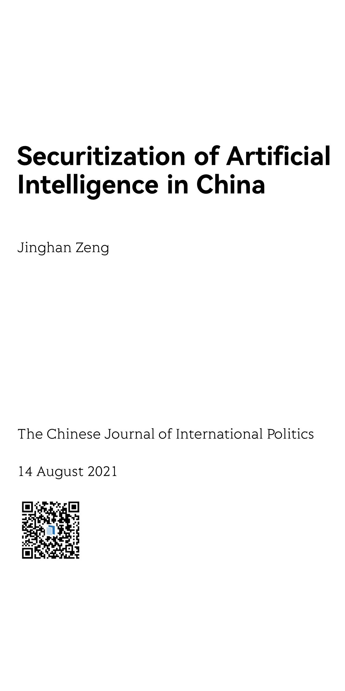 Securitization of Artificial Intelligence in China_1