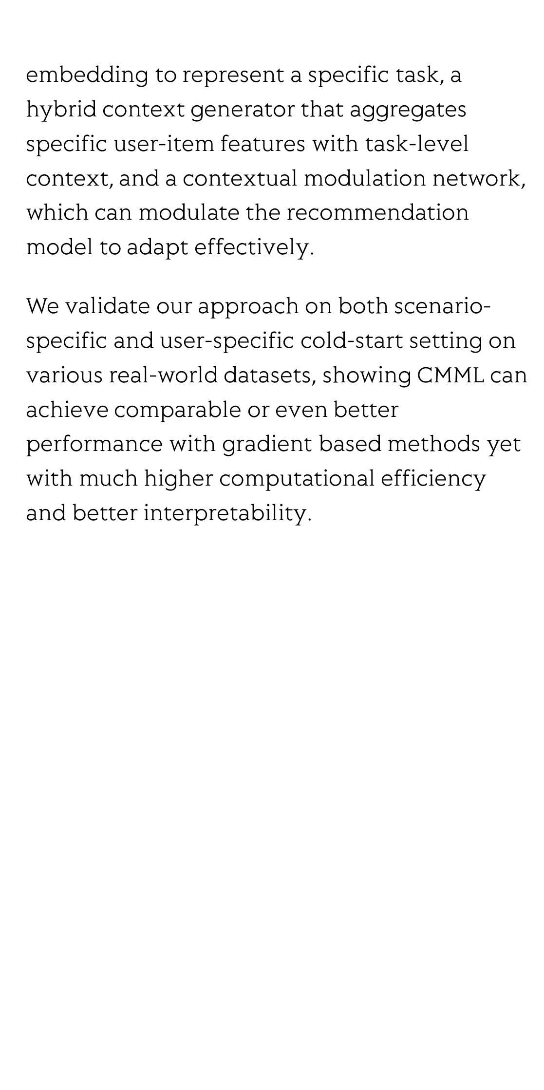 CMML: Contextual Modulation Meta Learning for Cold-Start Recommendation_3