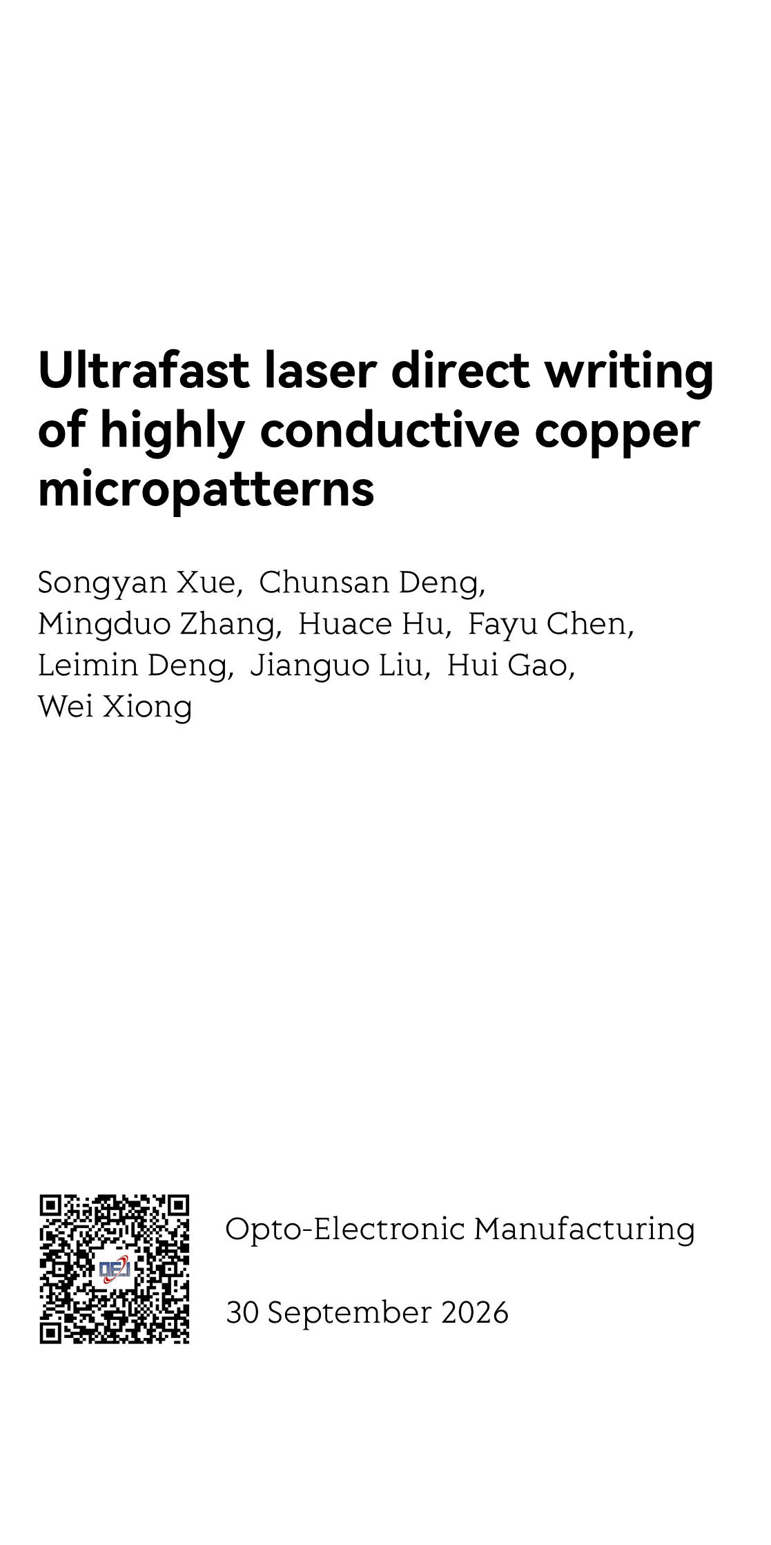 Ultrafast laser direct writing of highly conductive copper micropatterns_1