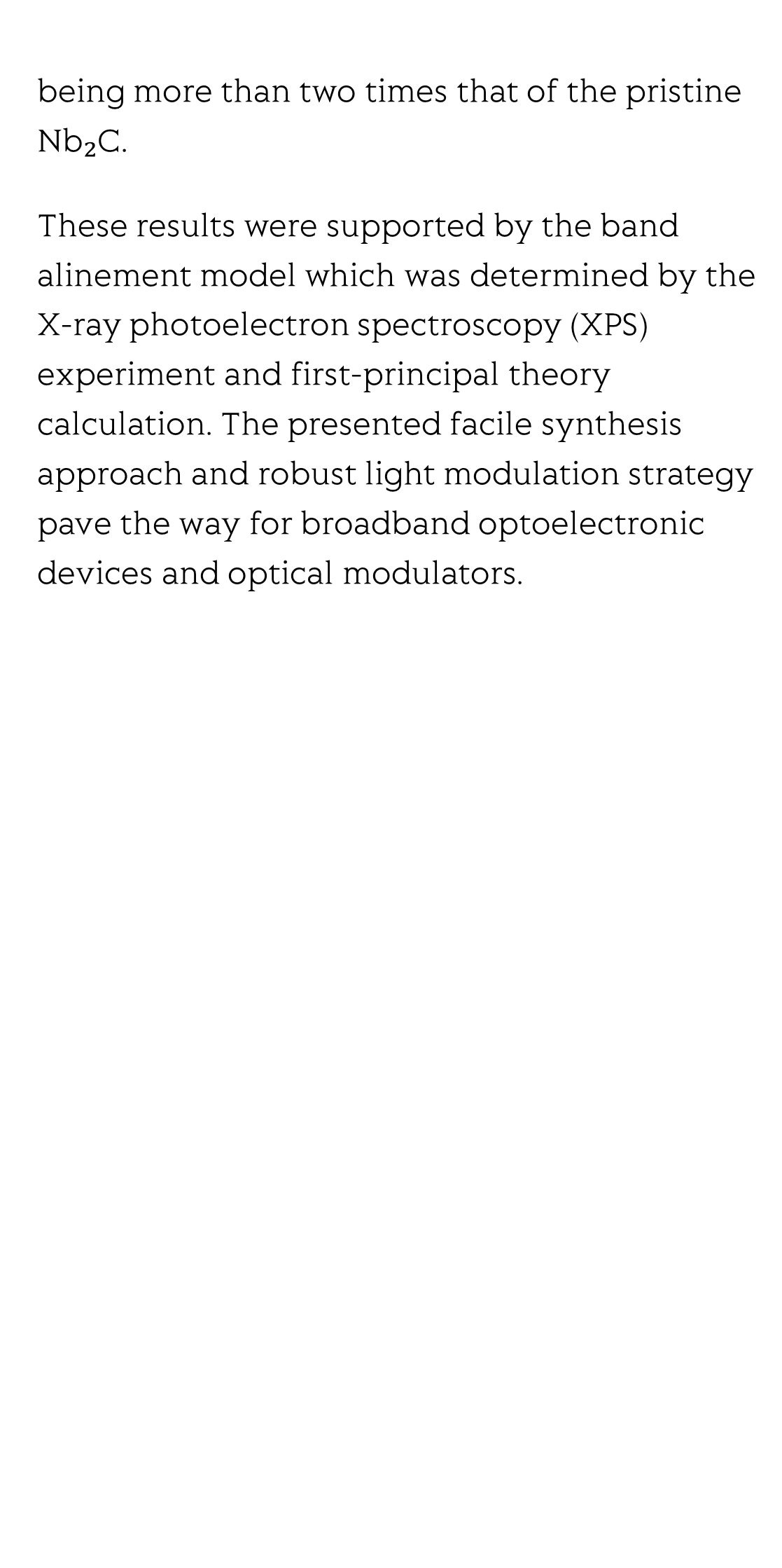 2D Nb₂CTₓ MXene/MoS₂ heterostructure construction for nonlinear optical absorption modulation_3